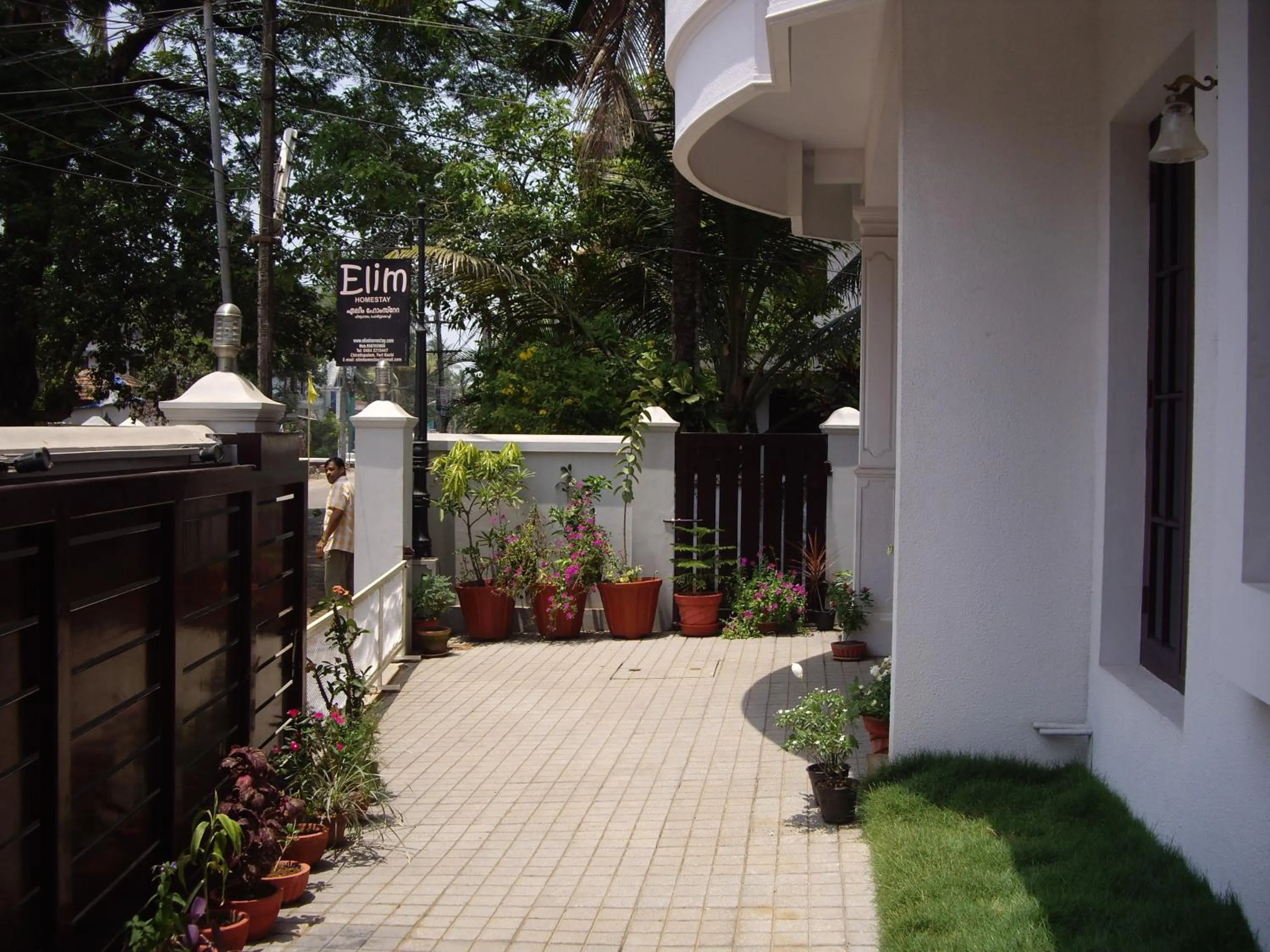 Garden in Elim Homestay Fort Kochi