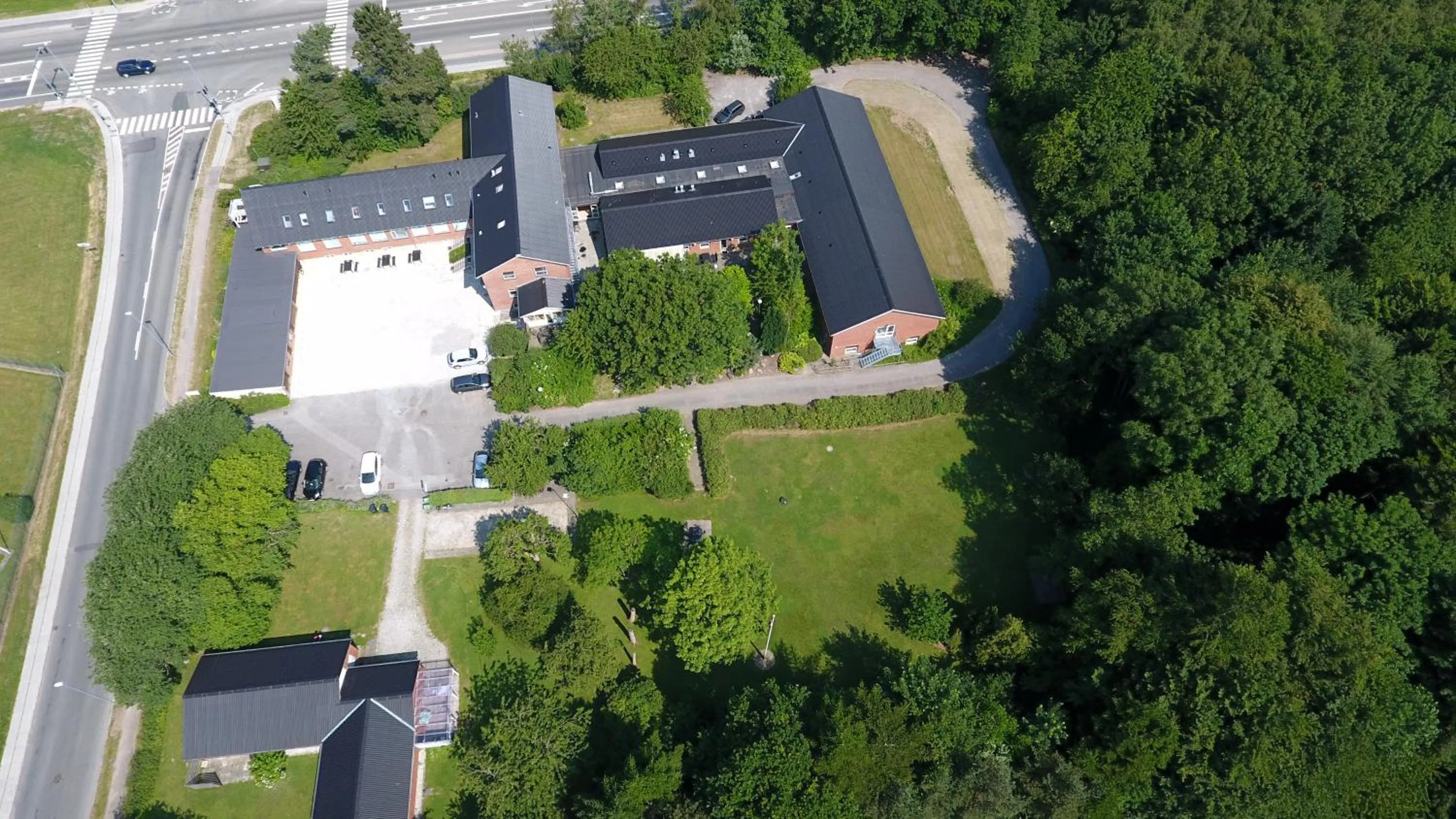 Patio in Aarhus Hostel og Hotel