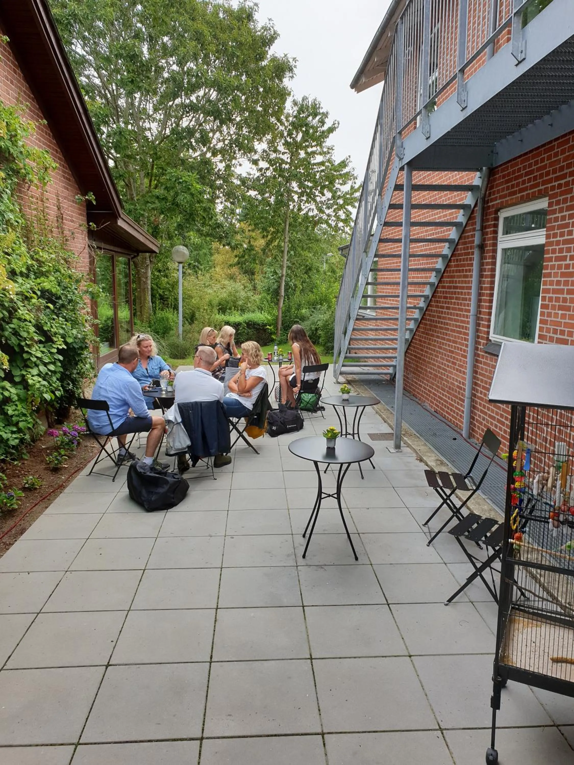 Patio in Aarhus Hostel og Hotel