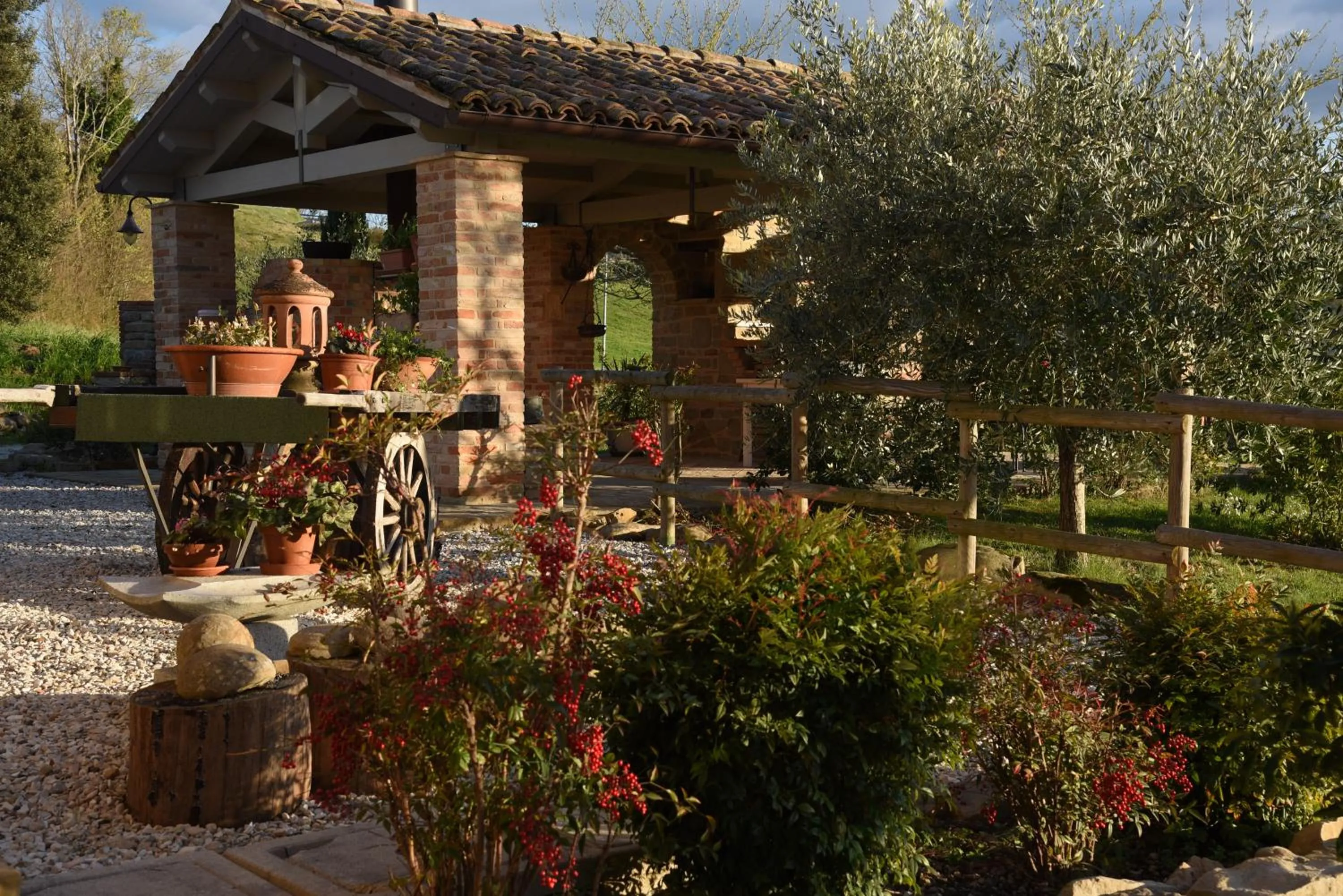 Garden view in Quelli del Picchio