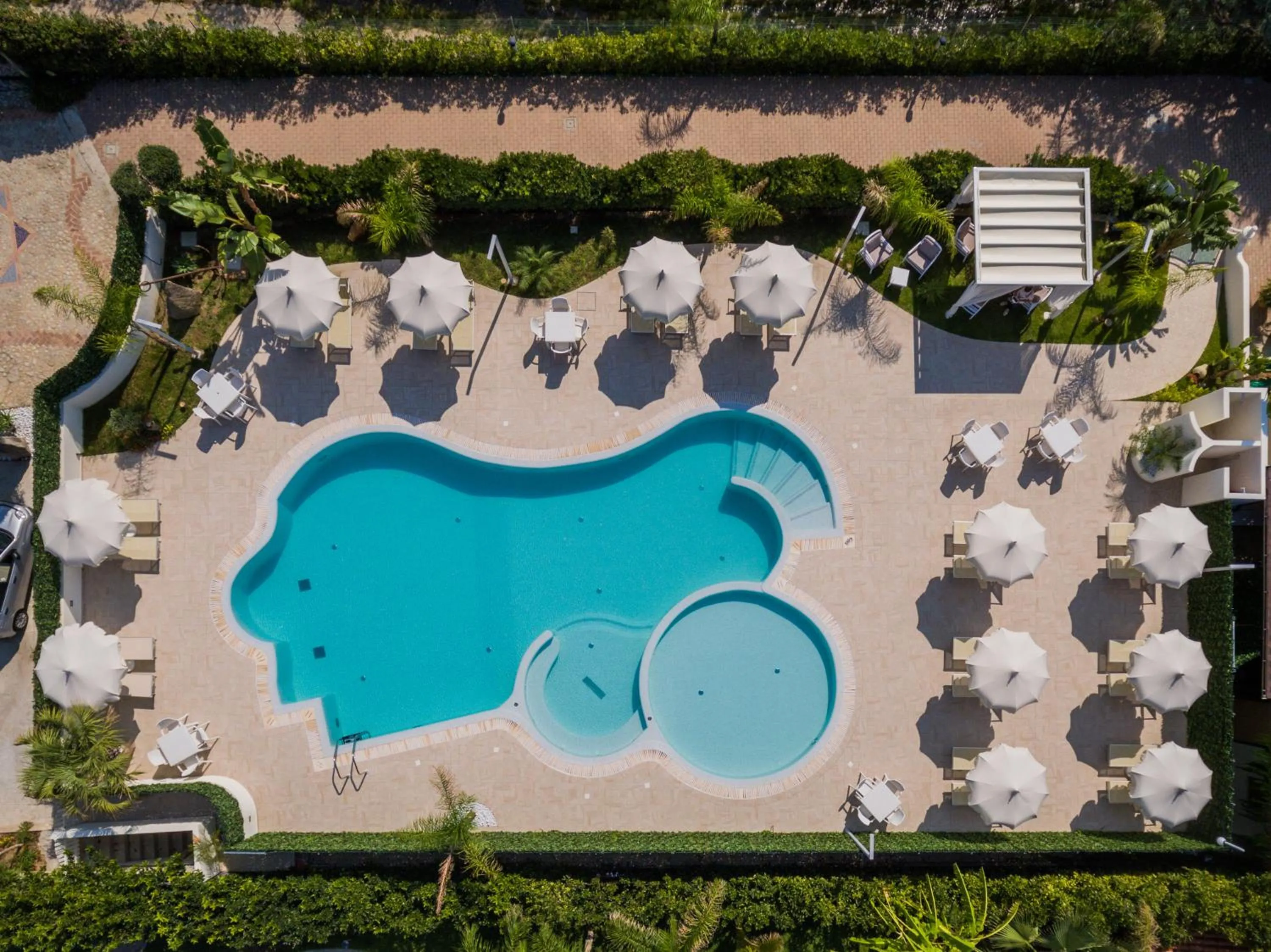 Bird's eye view in Blu Tropical Resort