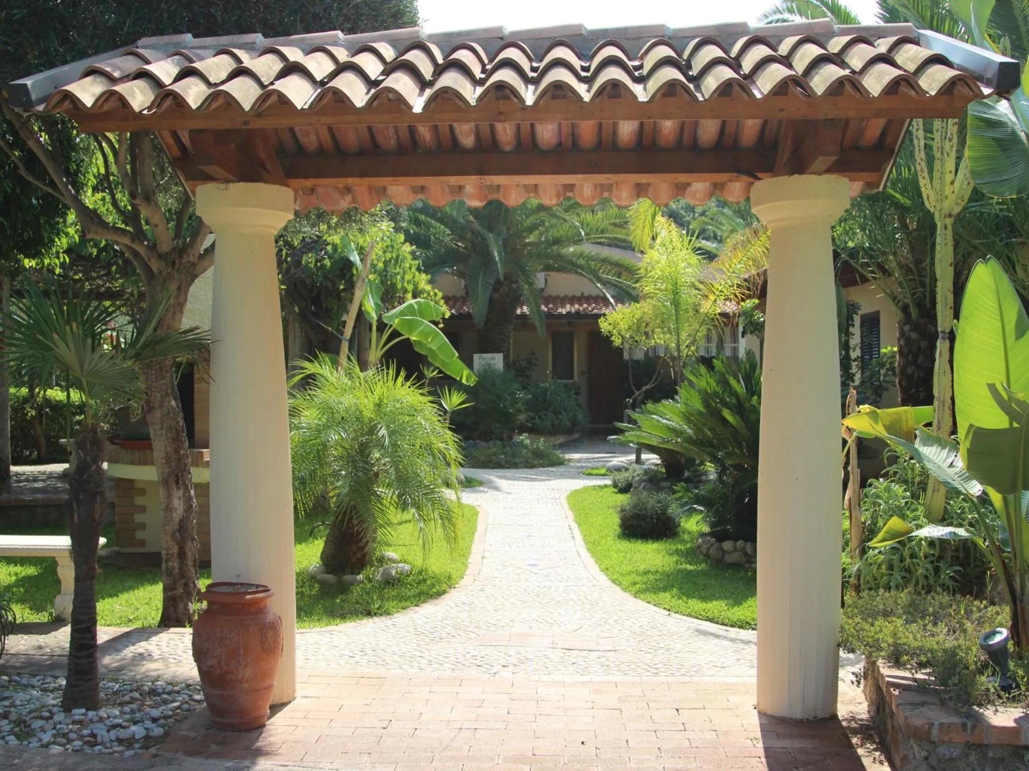 Facade/entrance in Blu Tropical Resort