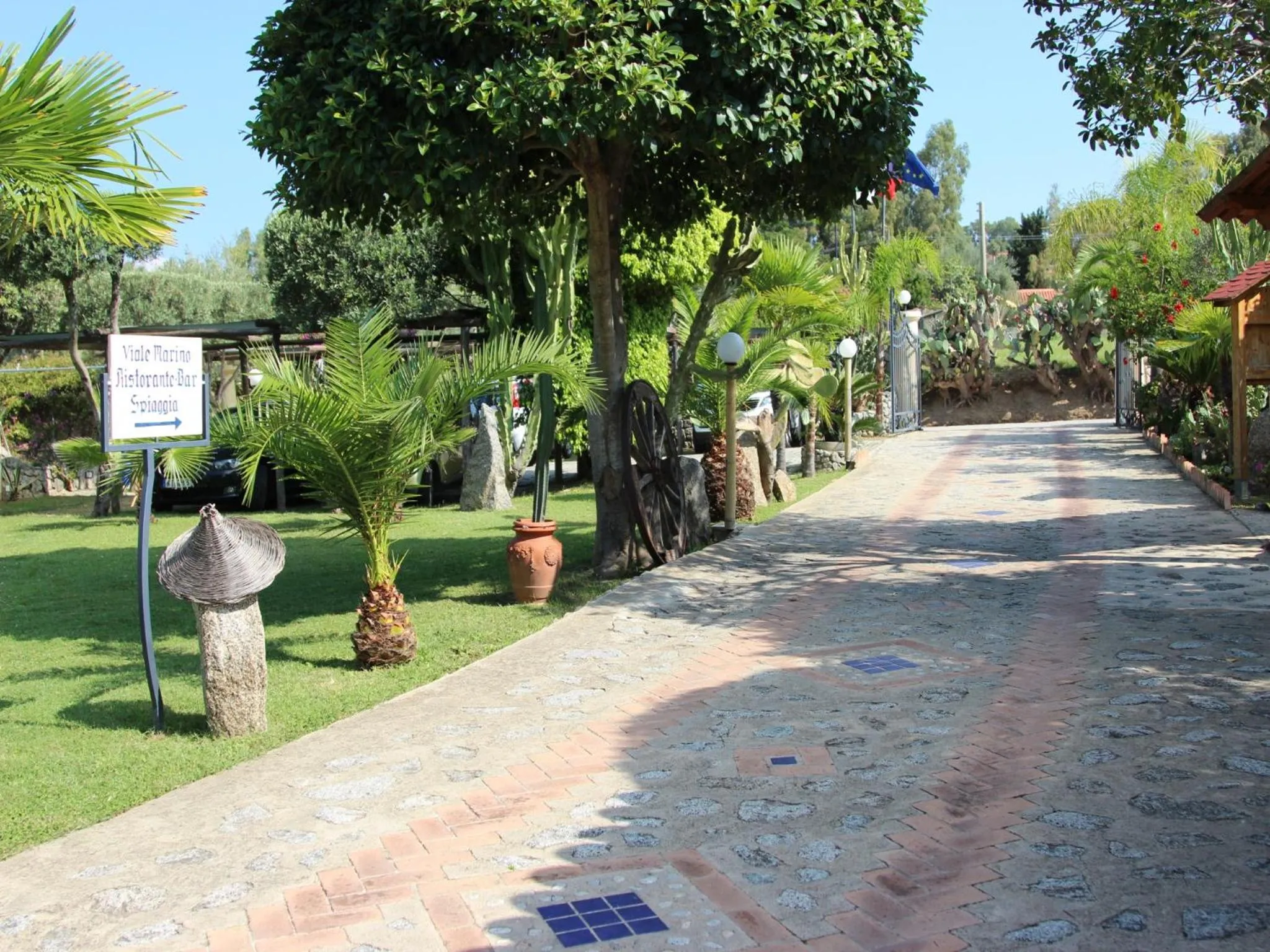 Facade/entrance in Blu Tropical Resort