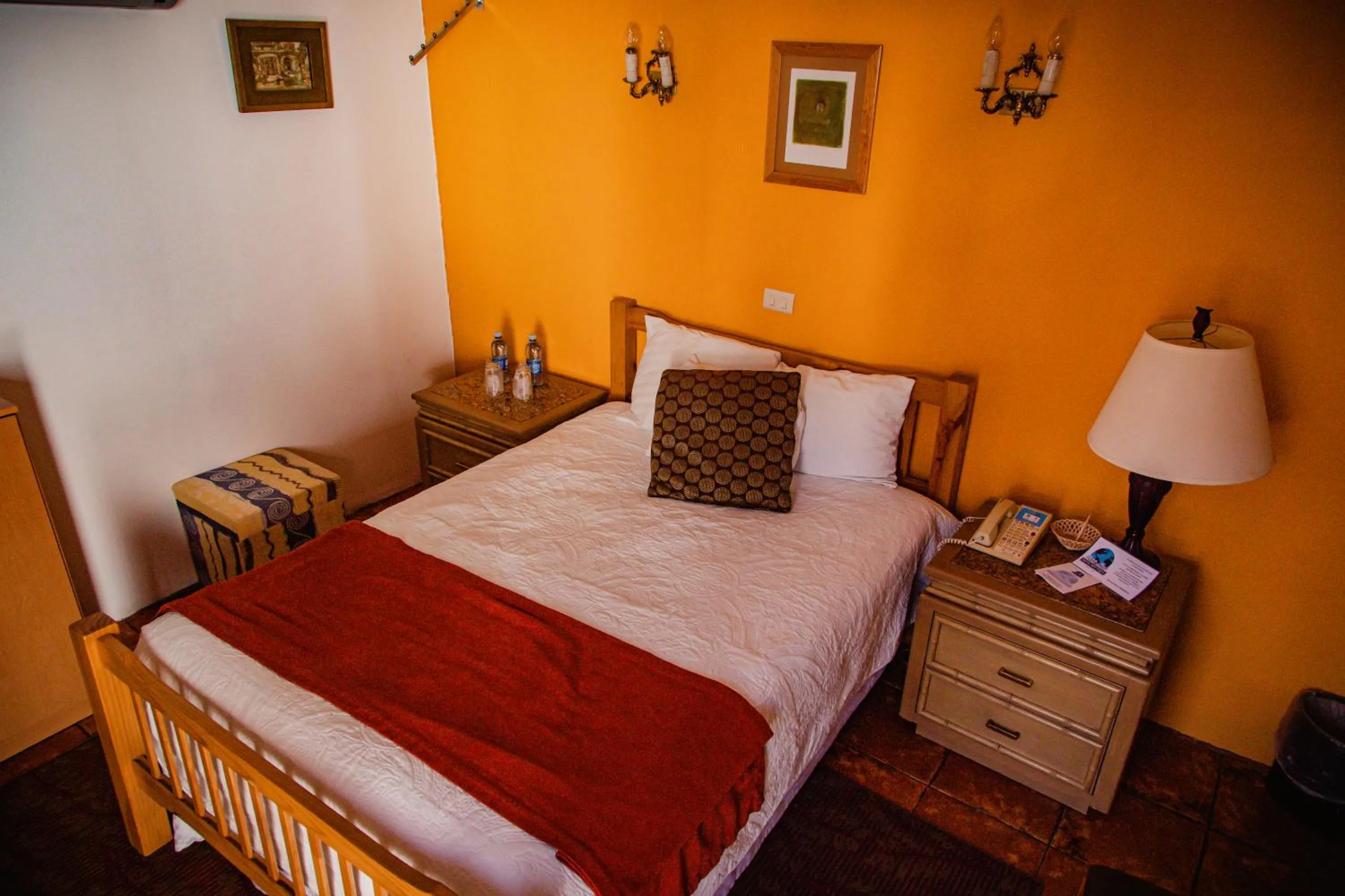 Bed in HOTEL BOUTIQUE EL VIEJO MUNDO