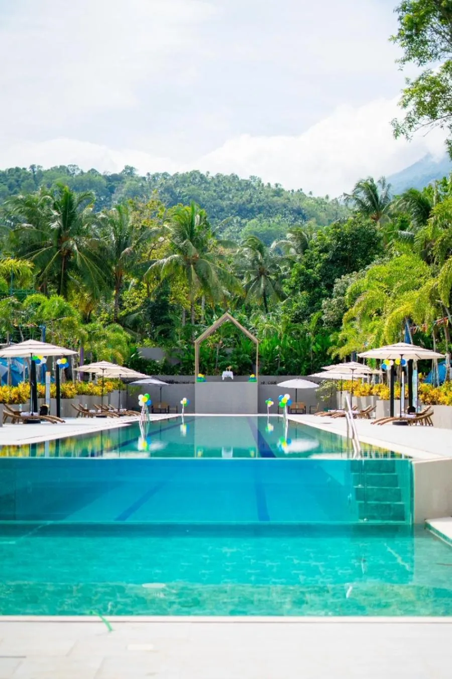 Swimming pool in Lanzones Cabana