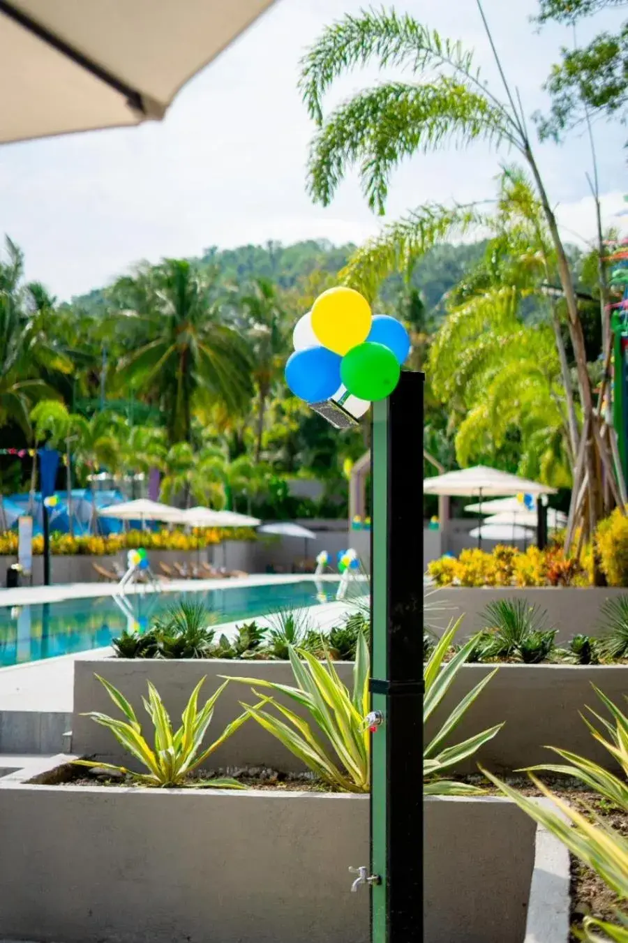 Swimming pool in Lanzones Cabana Swimming pool in Lanzones Cabana