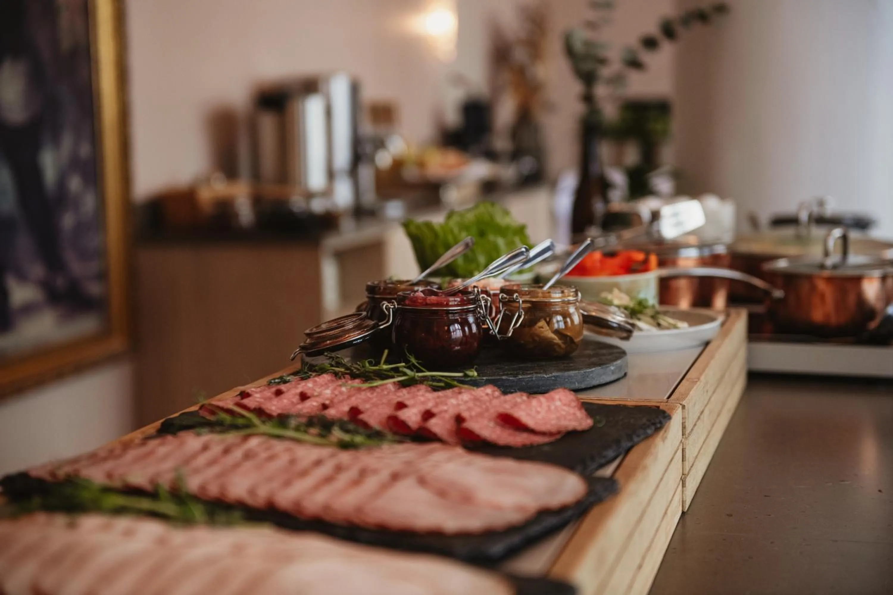 Buffet breakfast in Home Hotel Christian IV