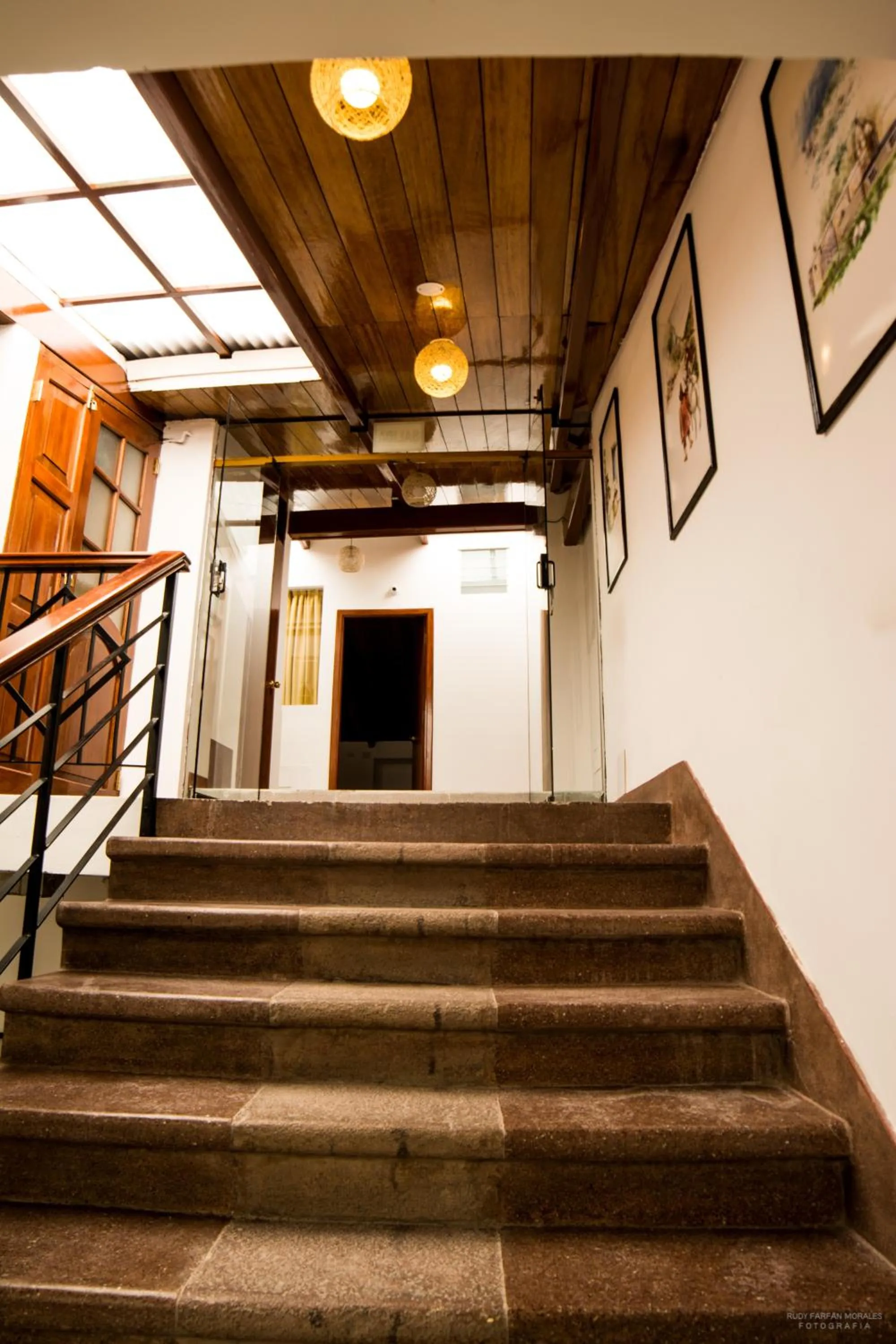 Inner courtyard view in Hotel San Pedro Plaza