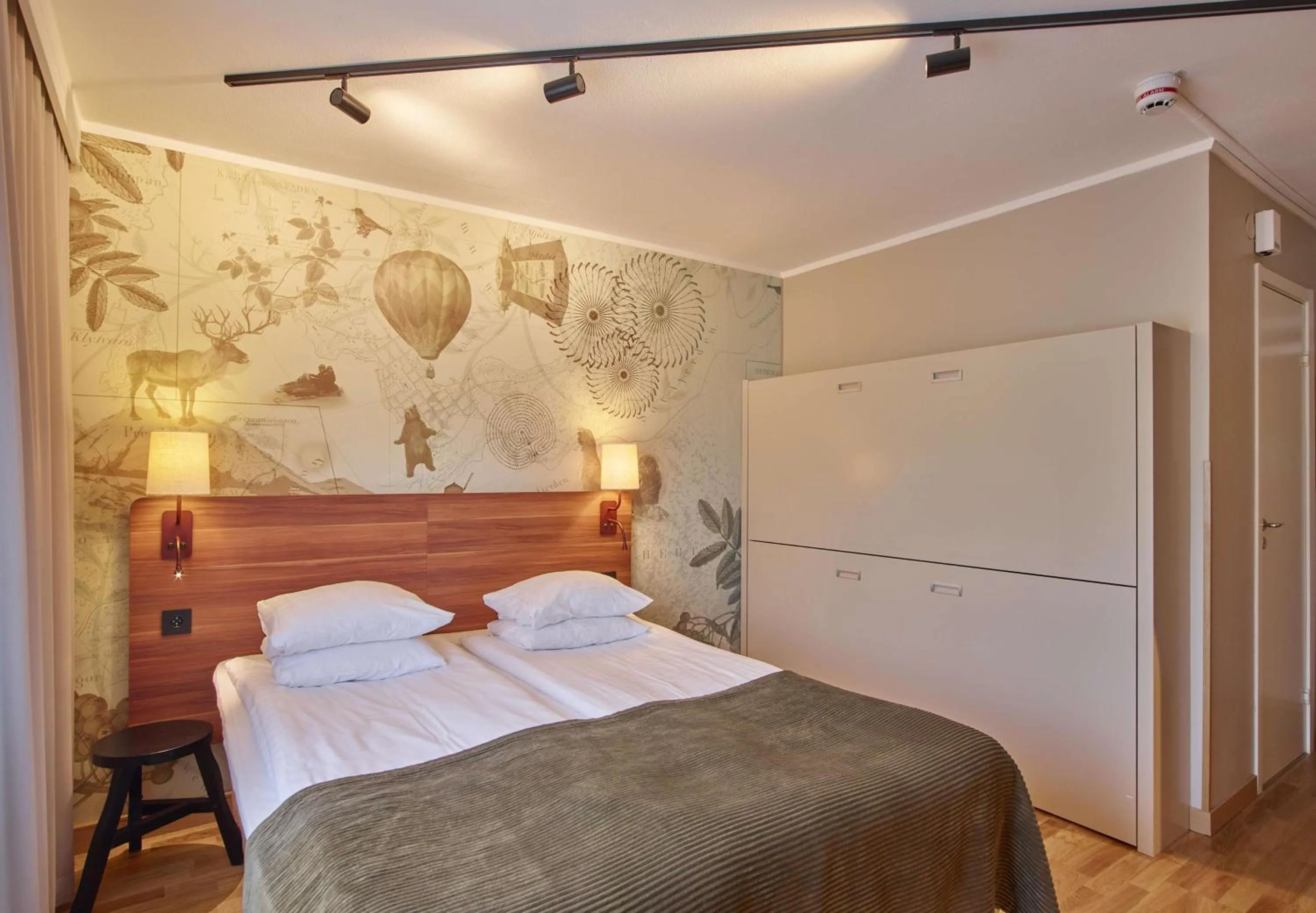 Bedroom, Bed in Scandic Luleå