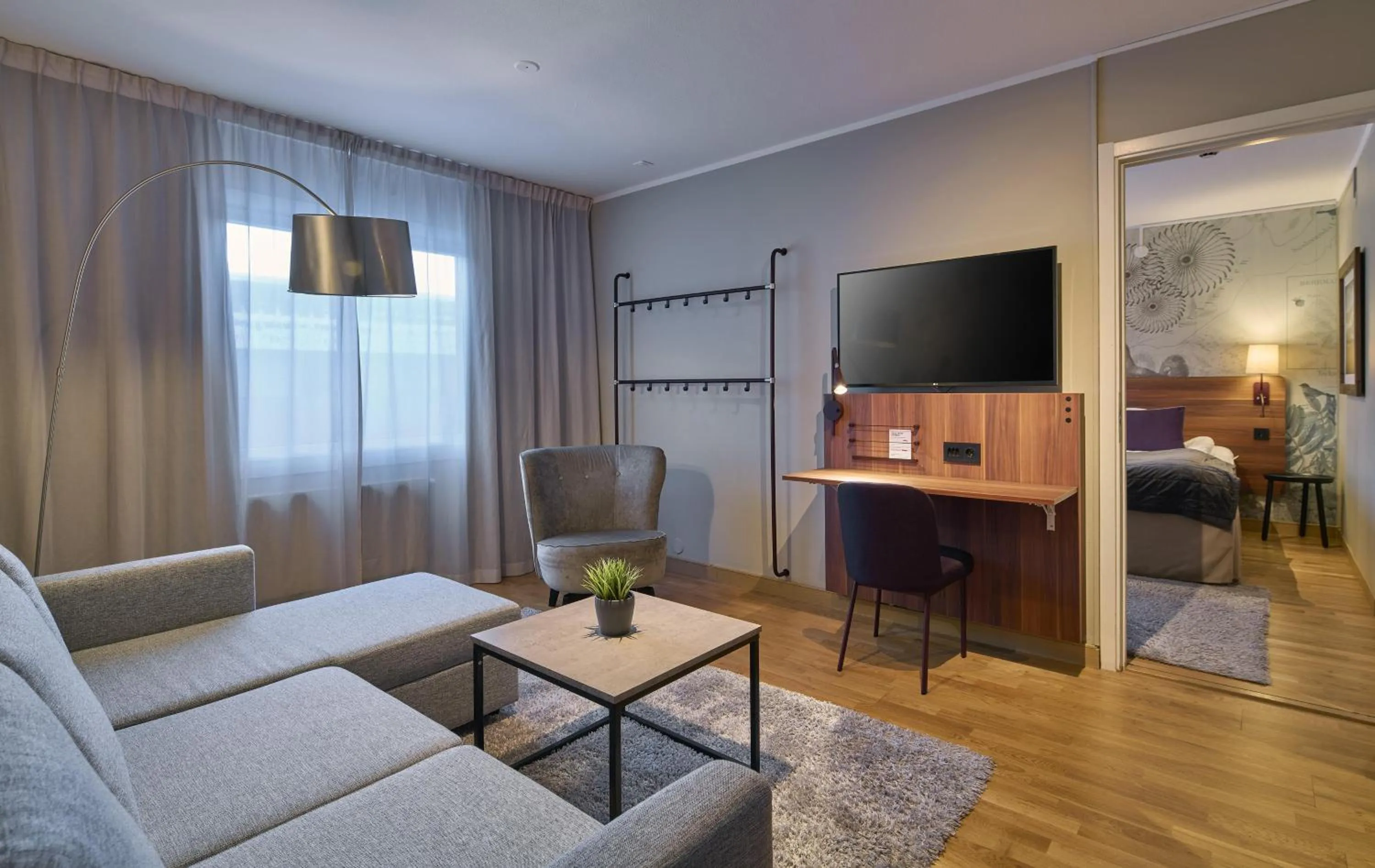 Photo of the whole room in Scandic Luleå