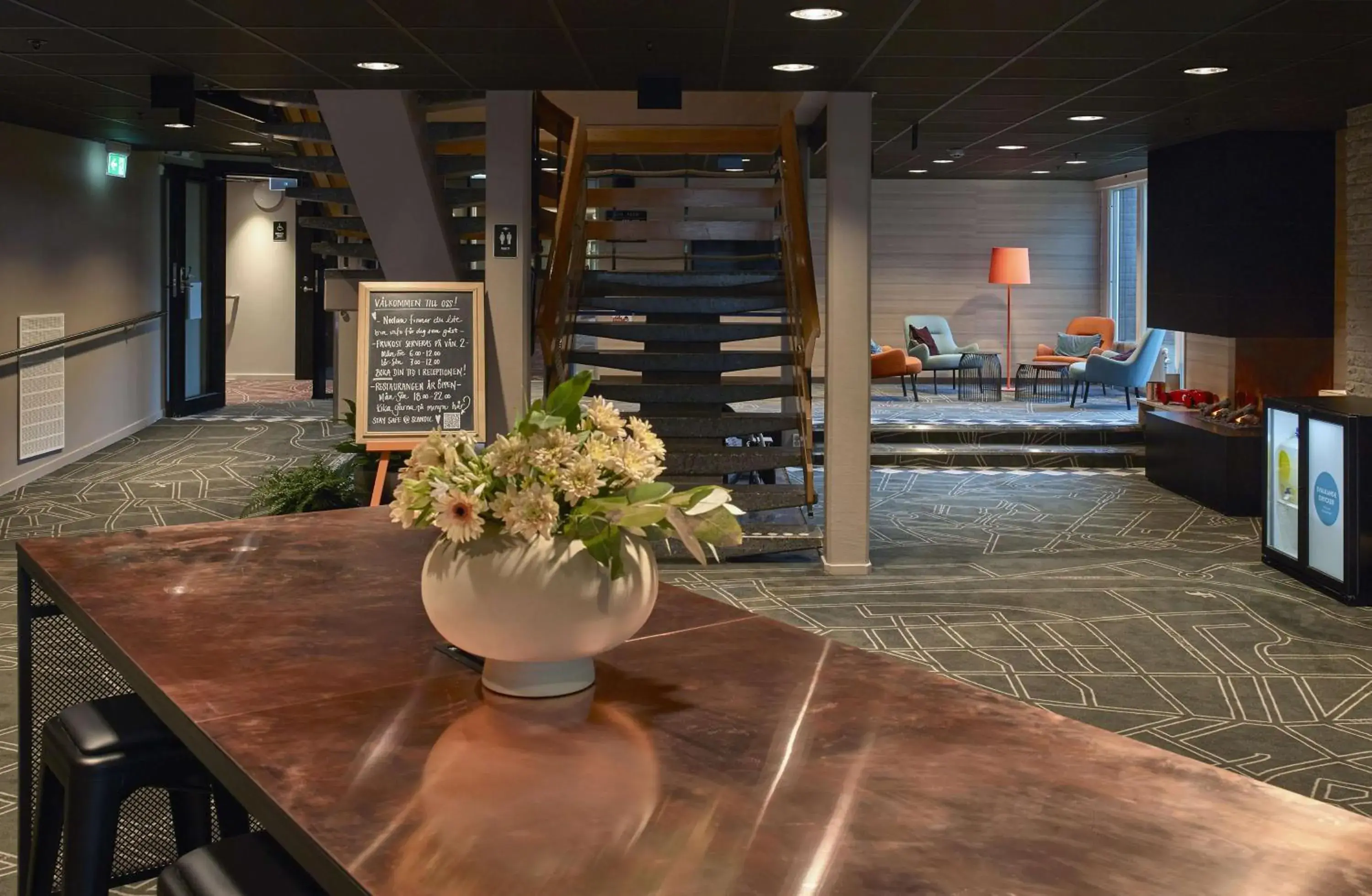 Lobby or reception in Scandic Luleå Lobby or reception in Scandic Luleå