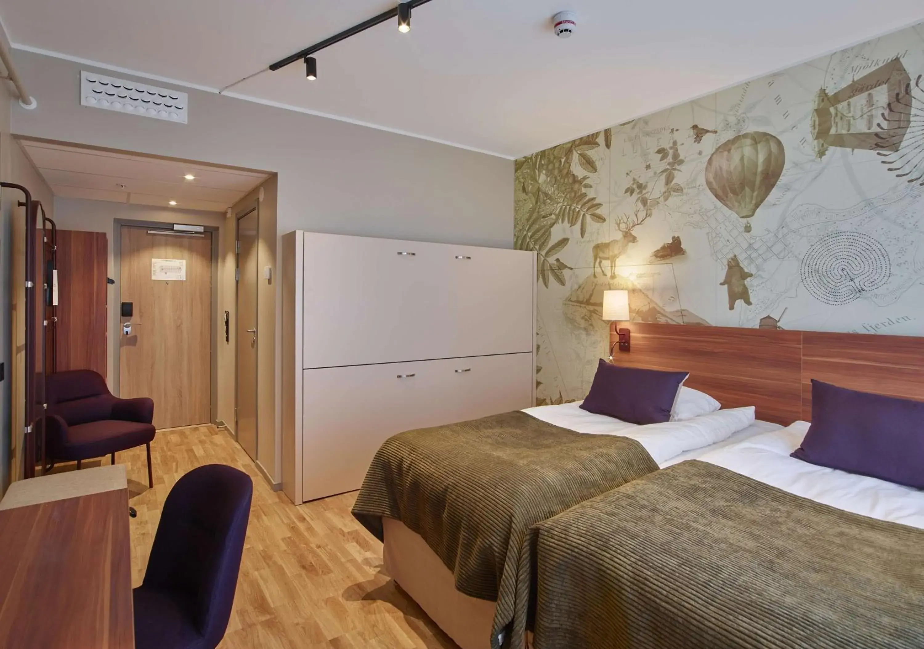 Bedroom, Bed in Scandic Luleå Bedroom, Bed in Scandic Luleå