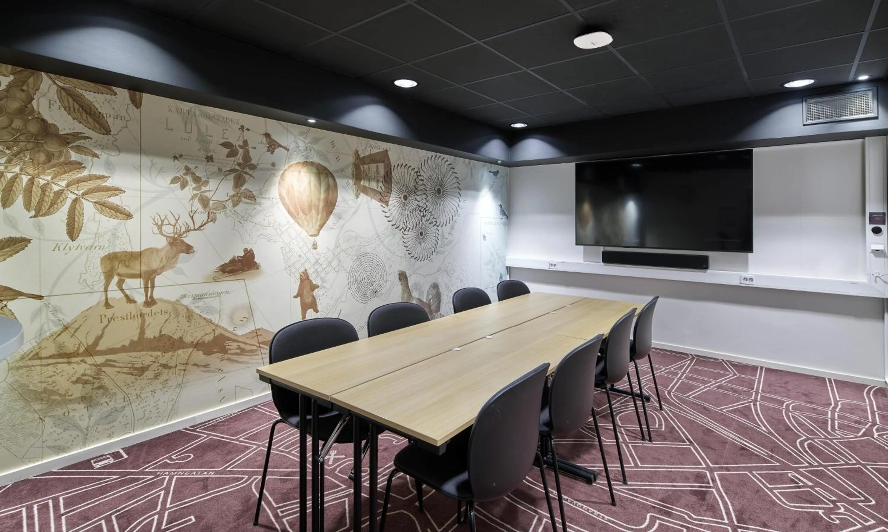 Meeting/conference room in Scandic Luleå