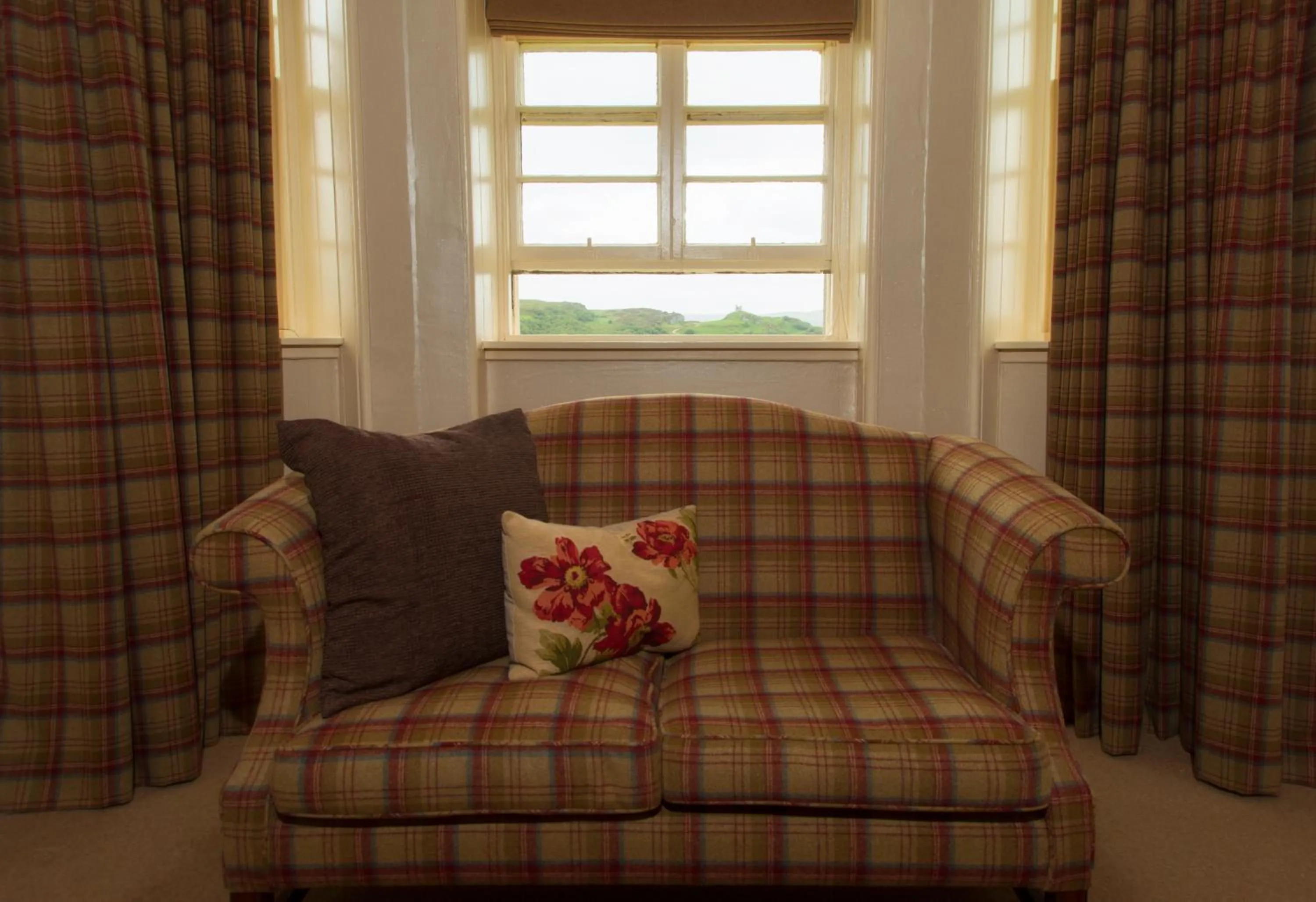 Seating area in The Tongue Hotel, by Highland Coast Hotels