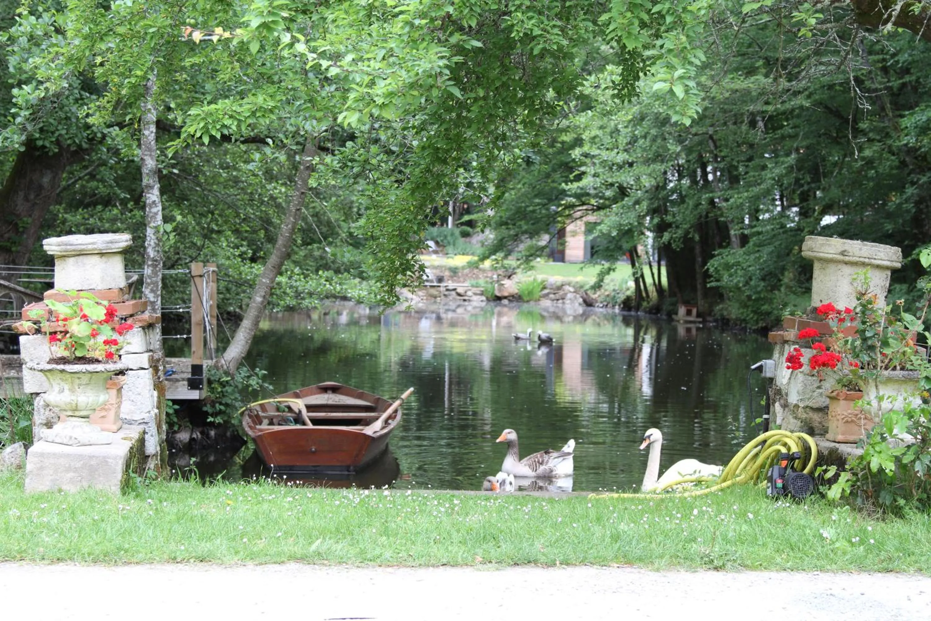 Garden in Château du Bois de La Noe