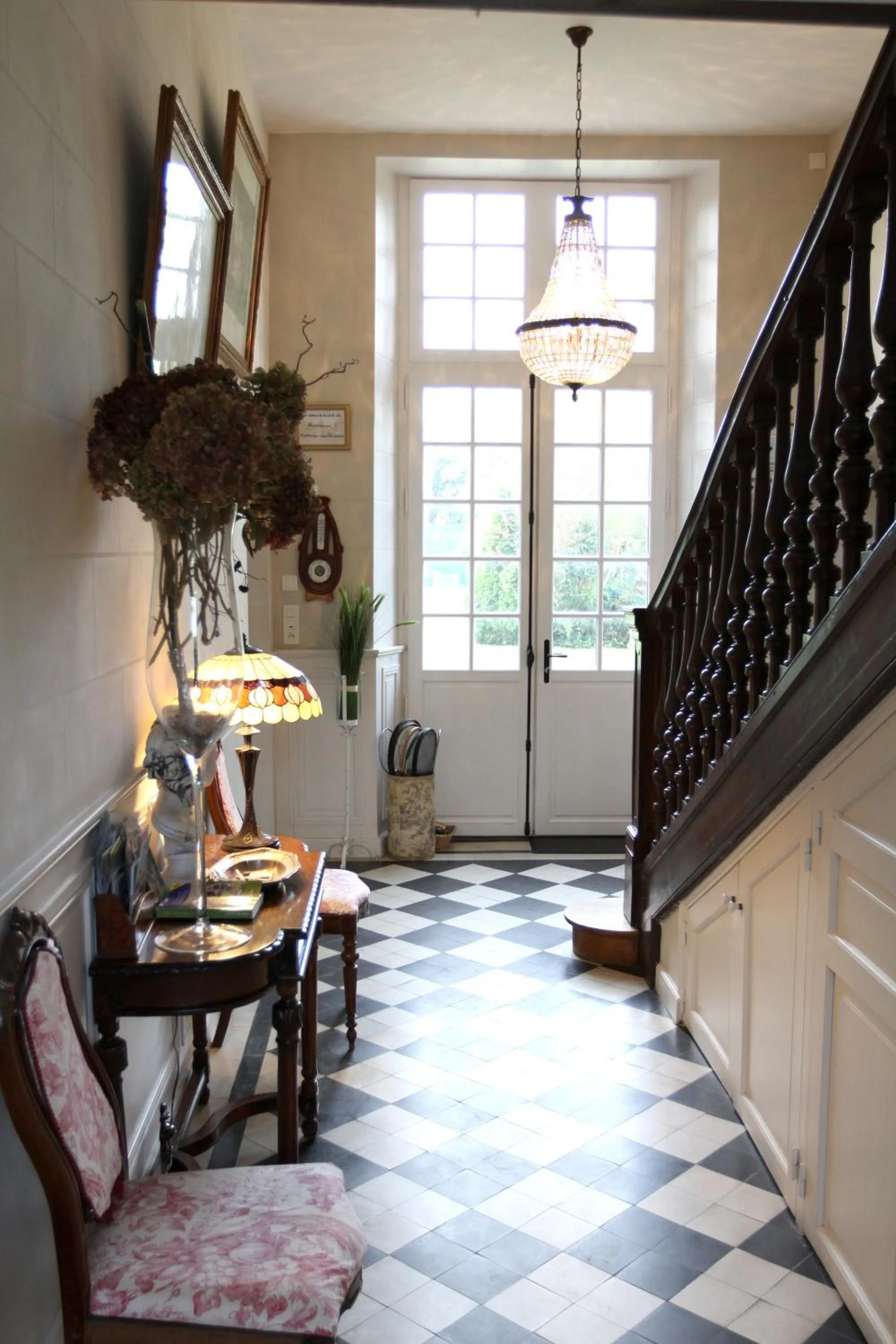 Lobby or reception in Château du Bois de La Noe