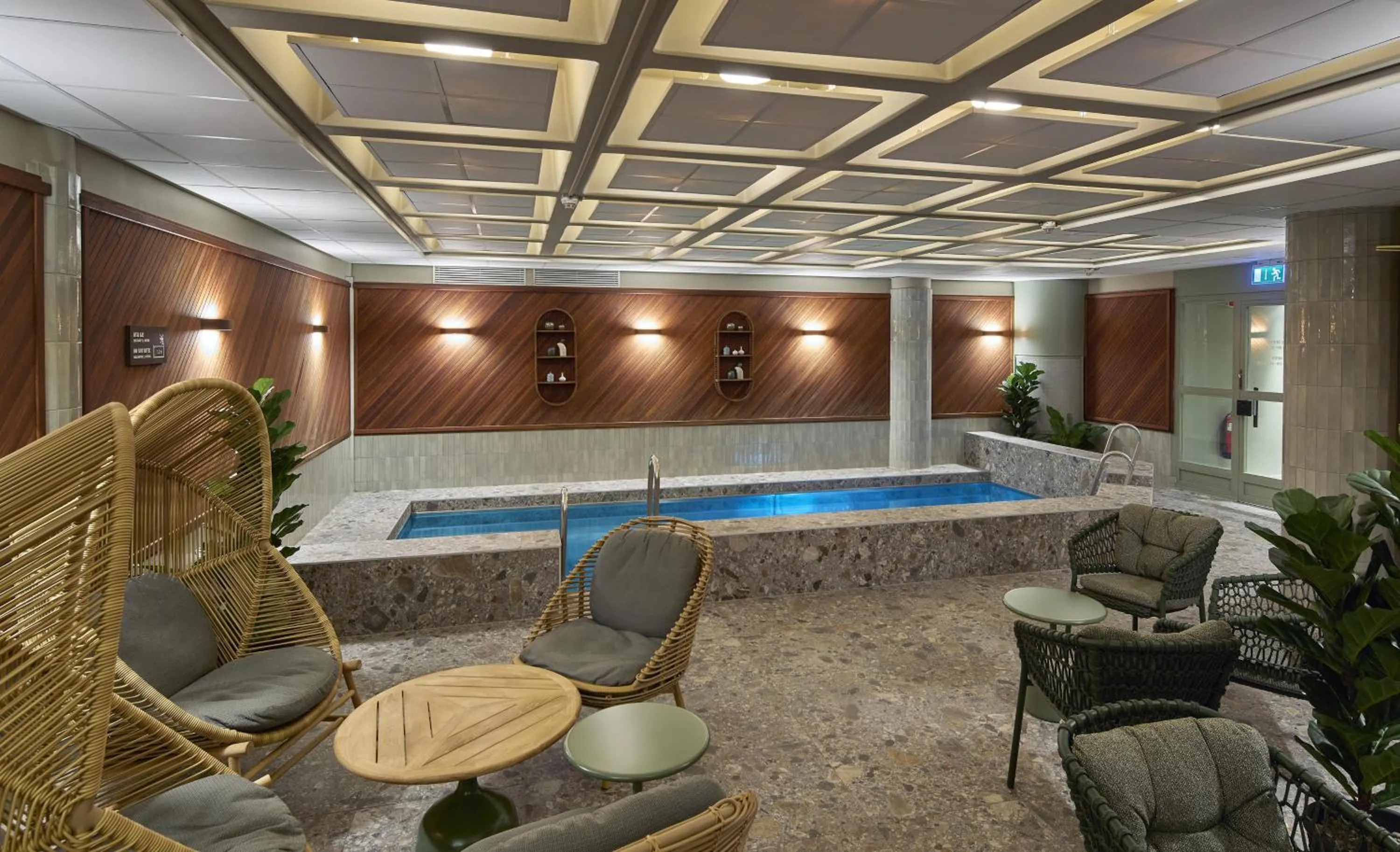 Pool view in Scandic Skellefteå