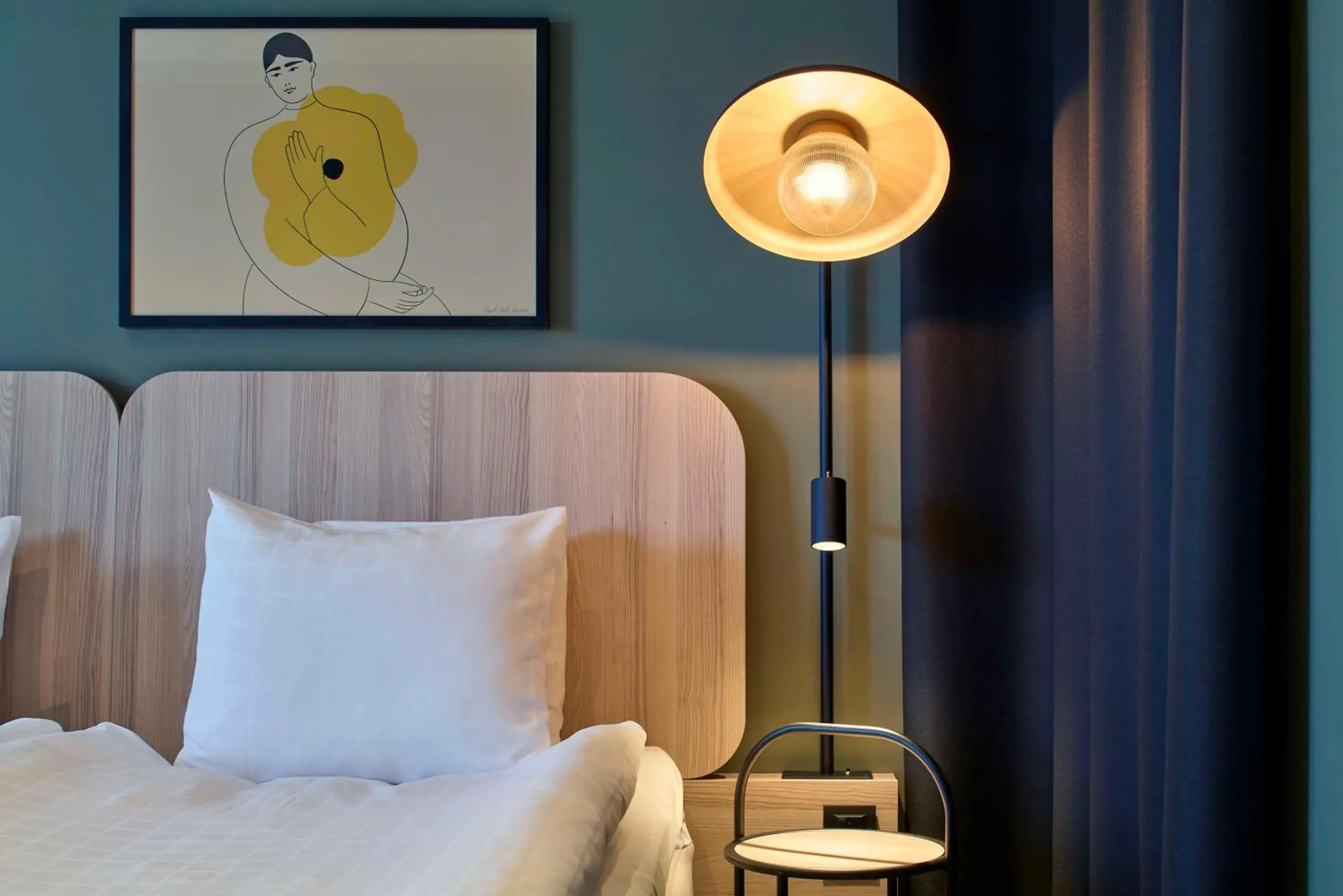 Bedroom, Bed in Scandic Skellefteå Bedroom, Bed in Scandic Skellefteå