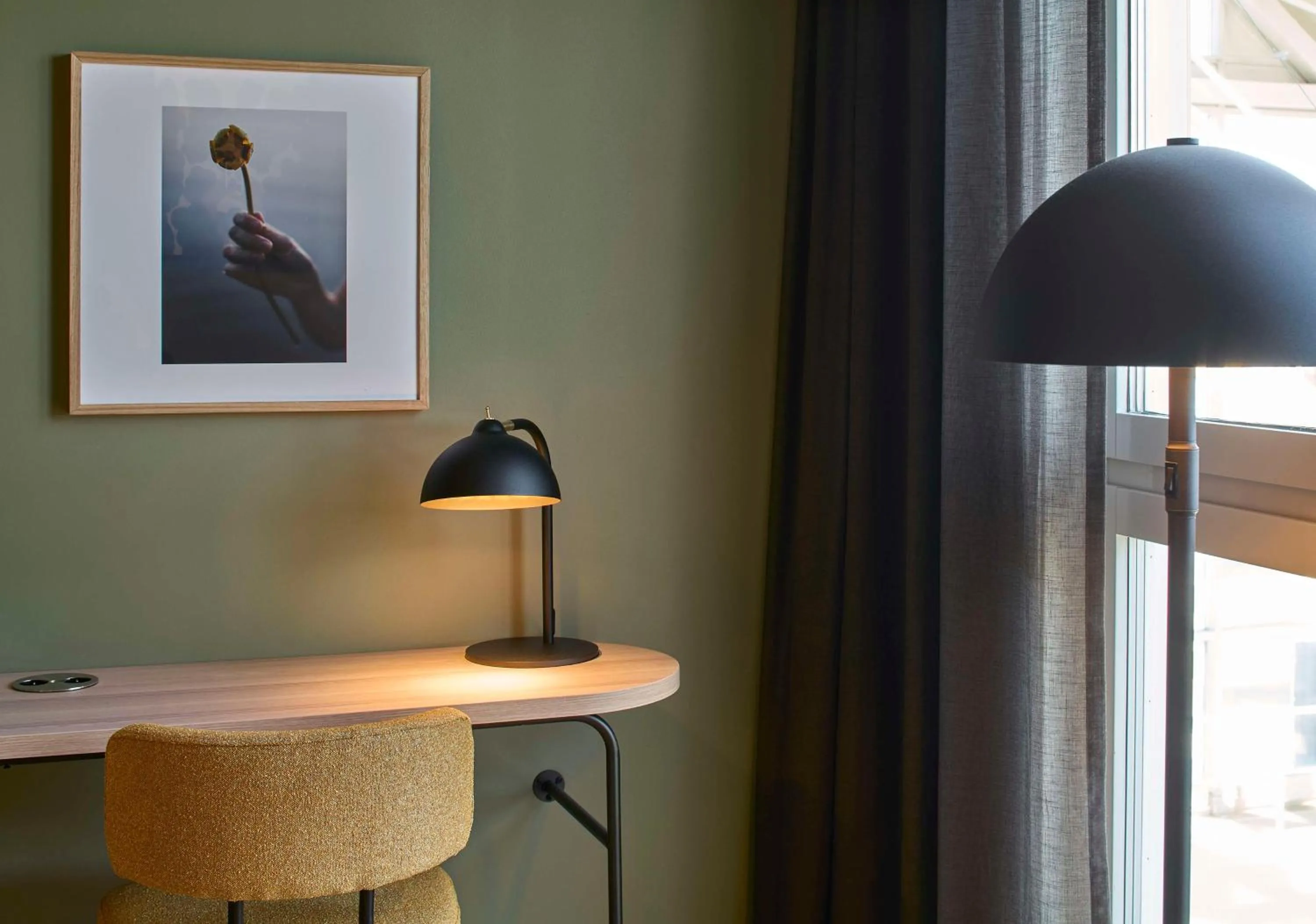 Bedroom in Scandic Skellefteå