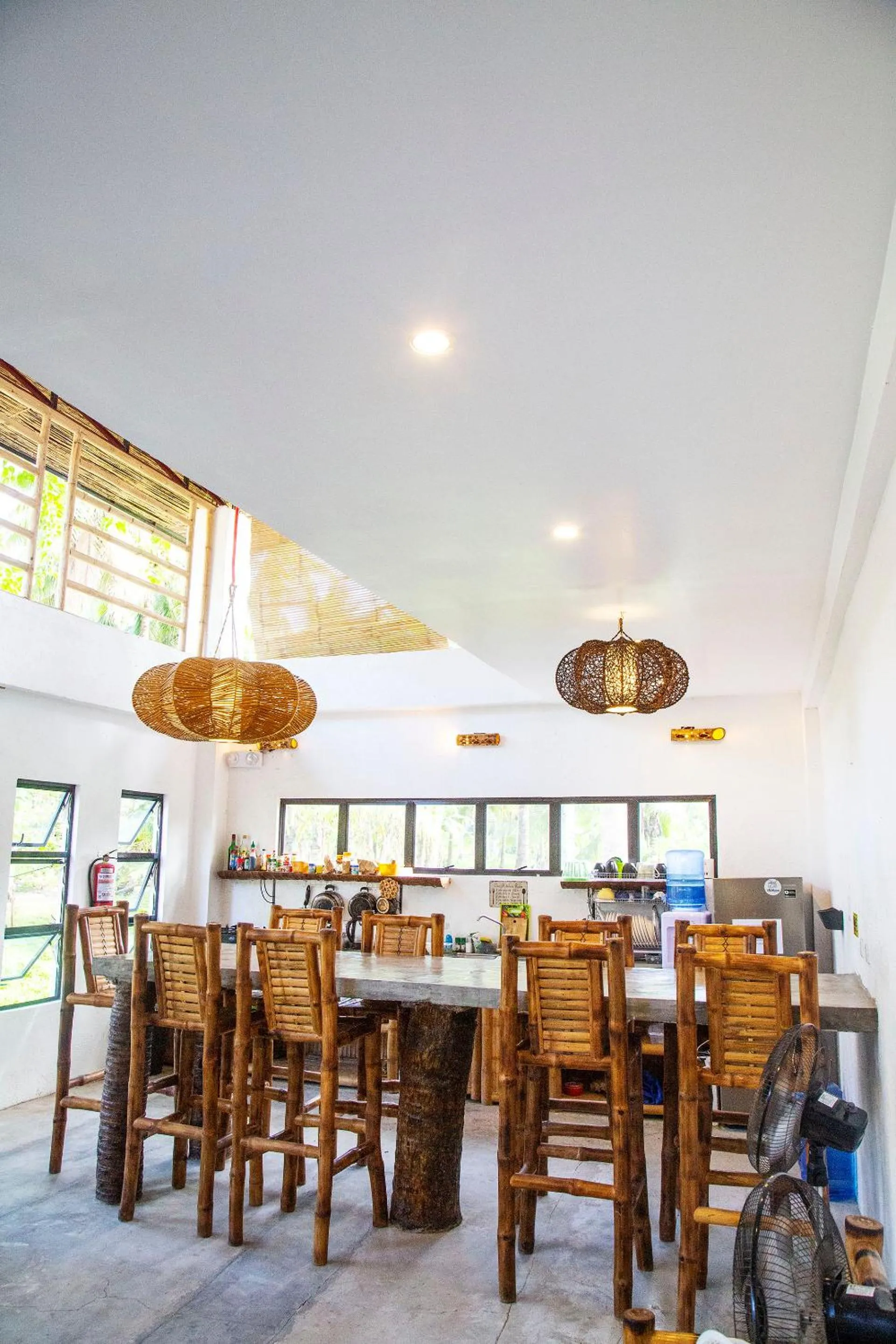 Dining area in Sunlit Hostel