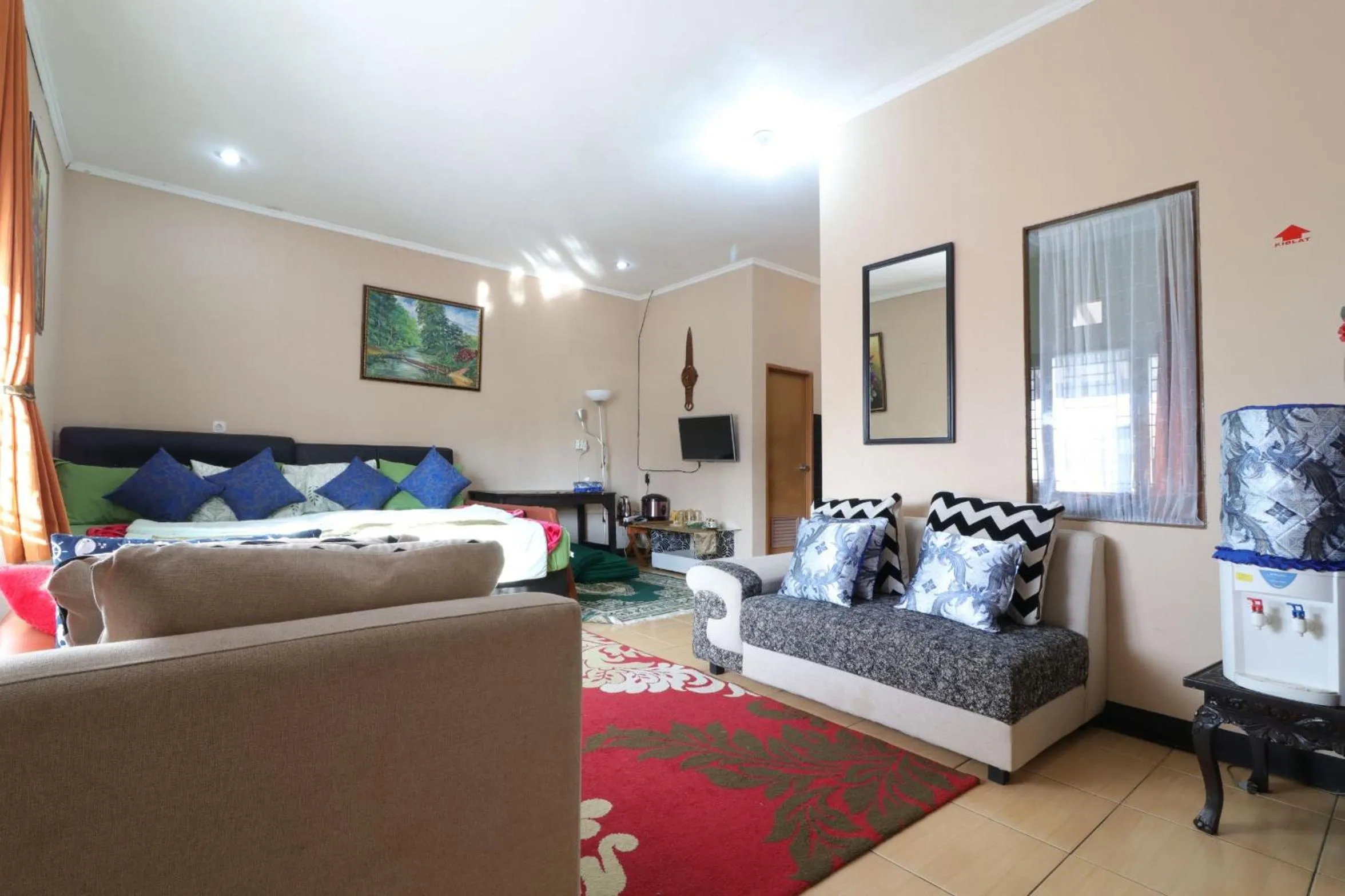 Bed in Lembur Incu Syariah Villa & Resto