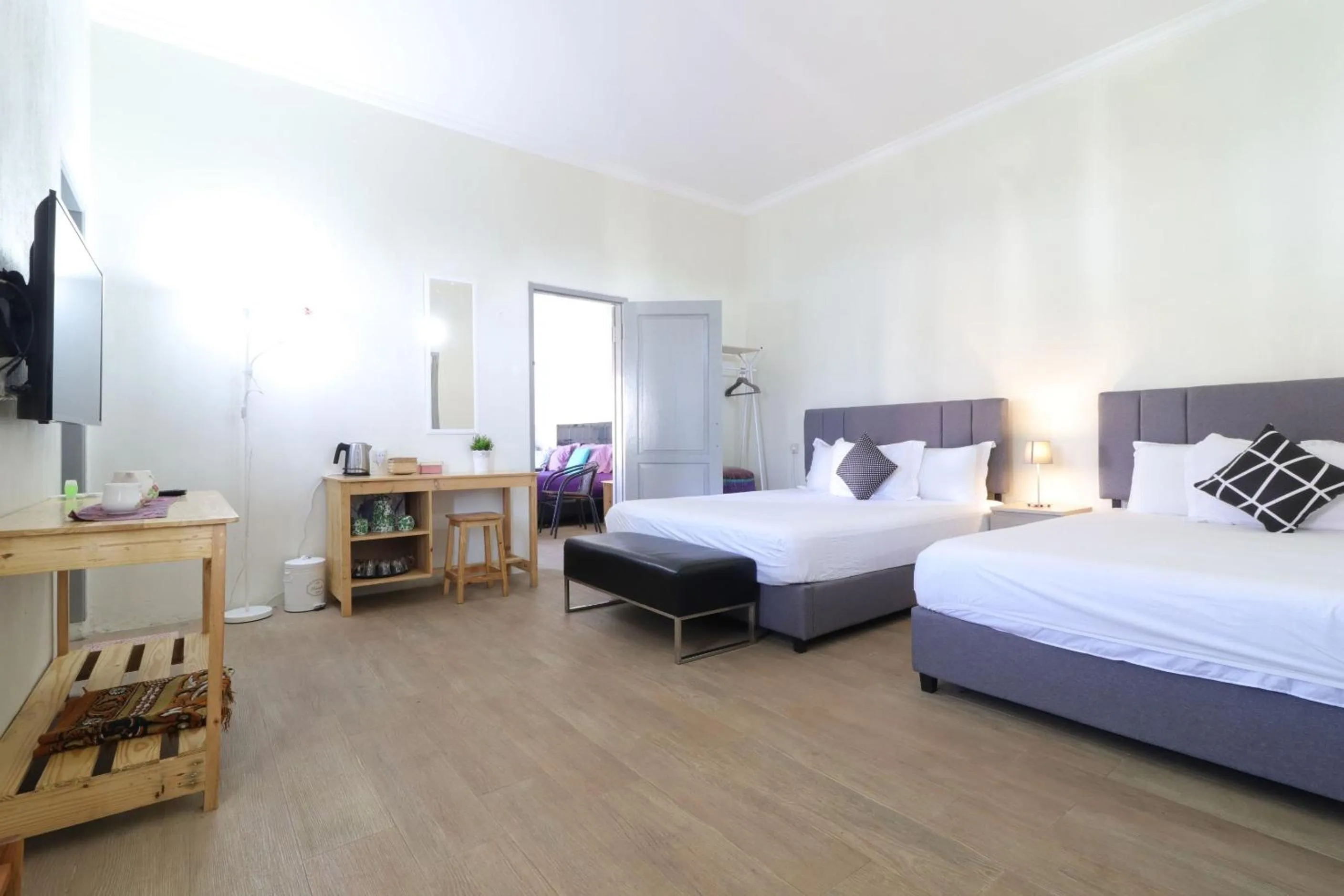 Bed in Lembur Incu Syariah Villa & Resto