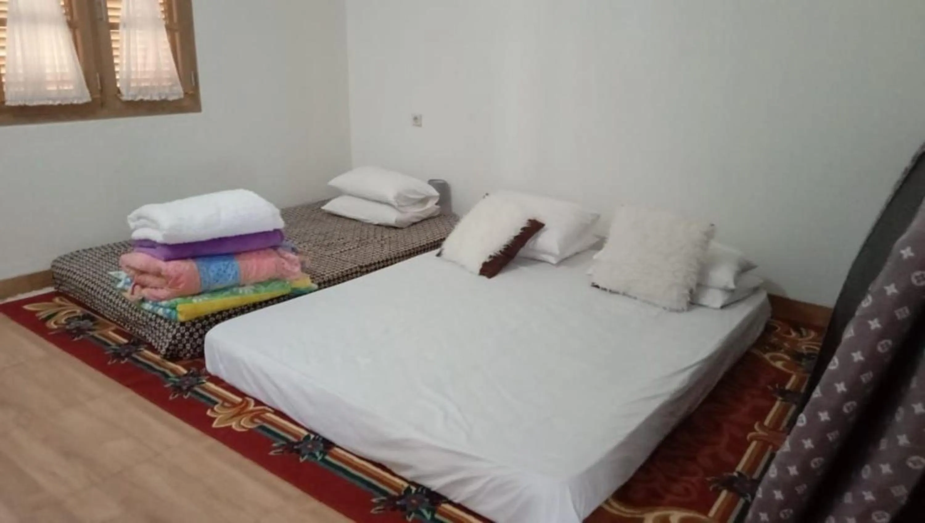 Bed in Lembur Incu Syariah Villa & Resto