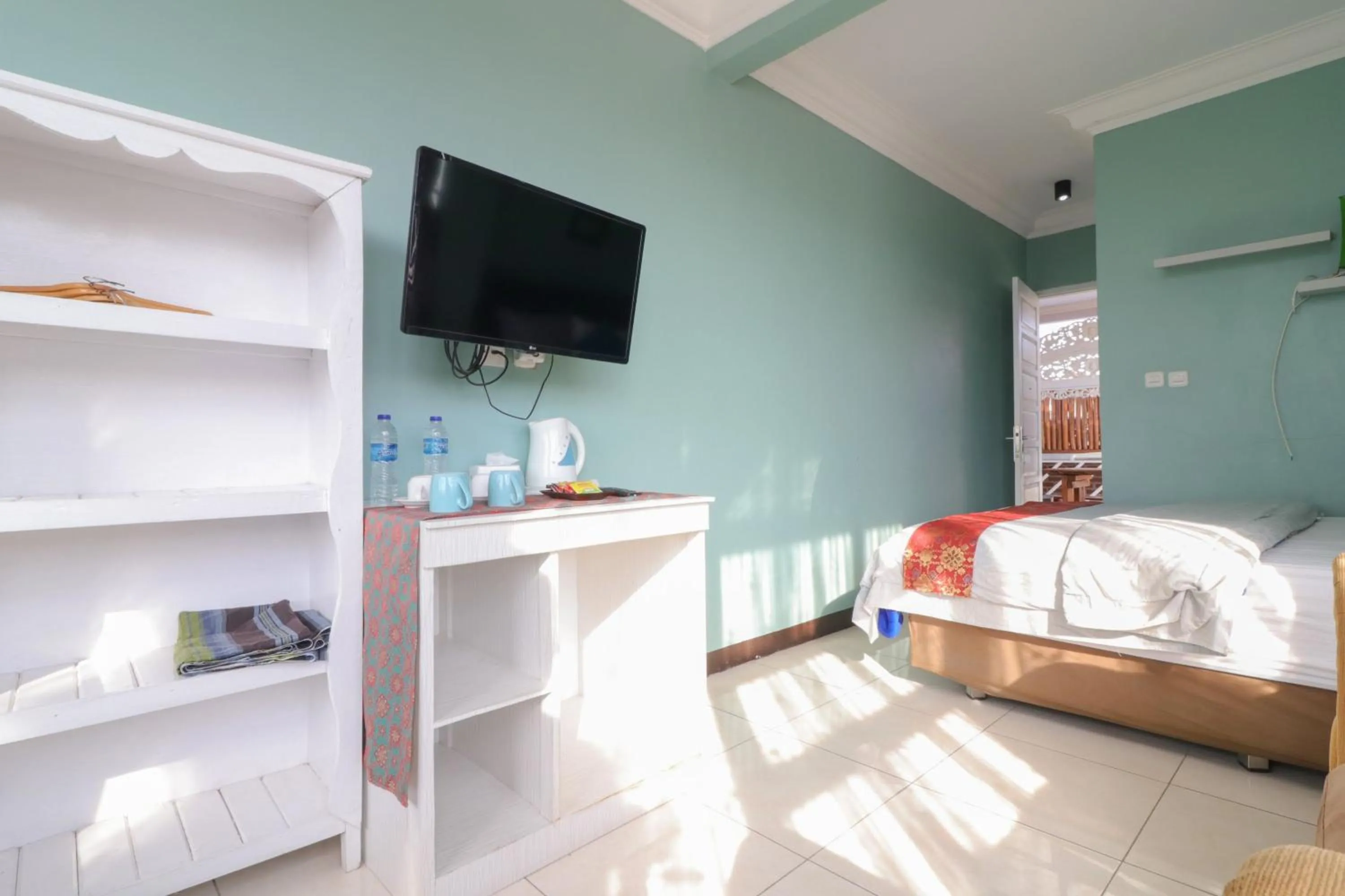 Bed in Lembur Incu Syariah Villa & Resto