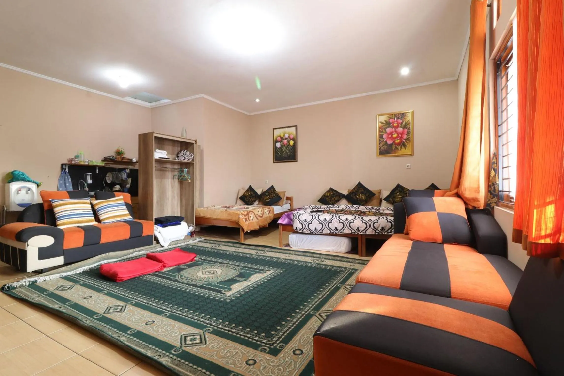 Bed in Lembur Incu Syariah Villa & Resto