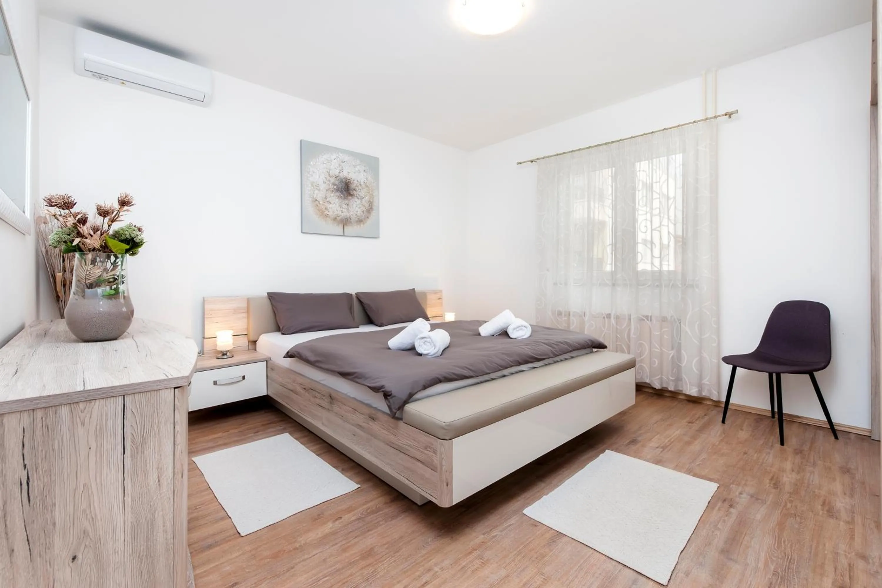 Bed in Apartment Ivo