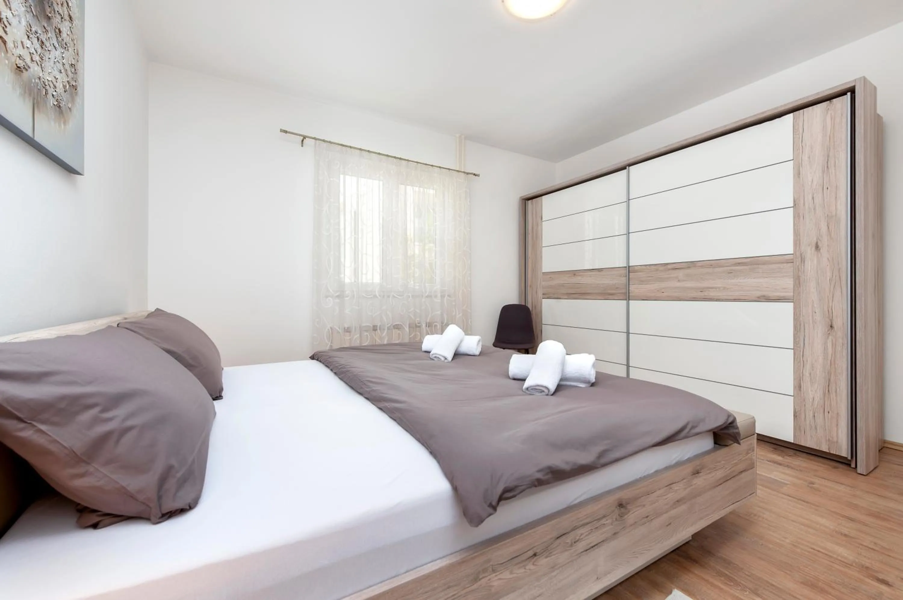 Bed in Apartment Ivo