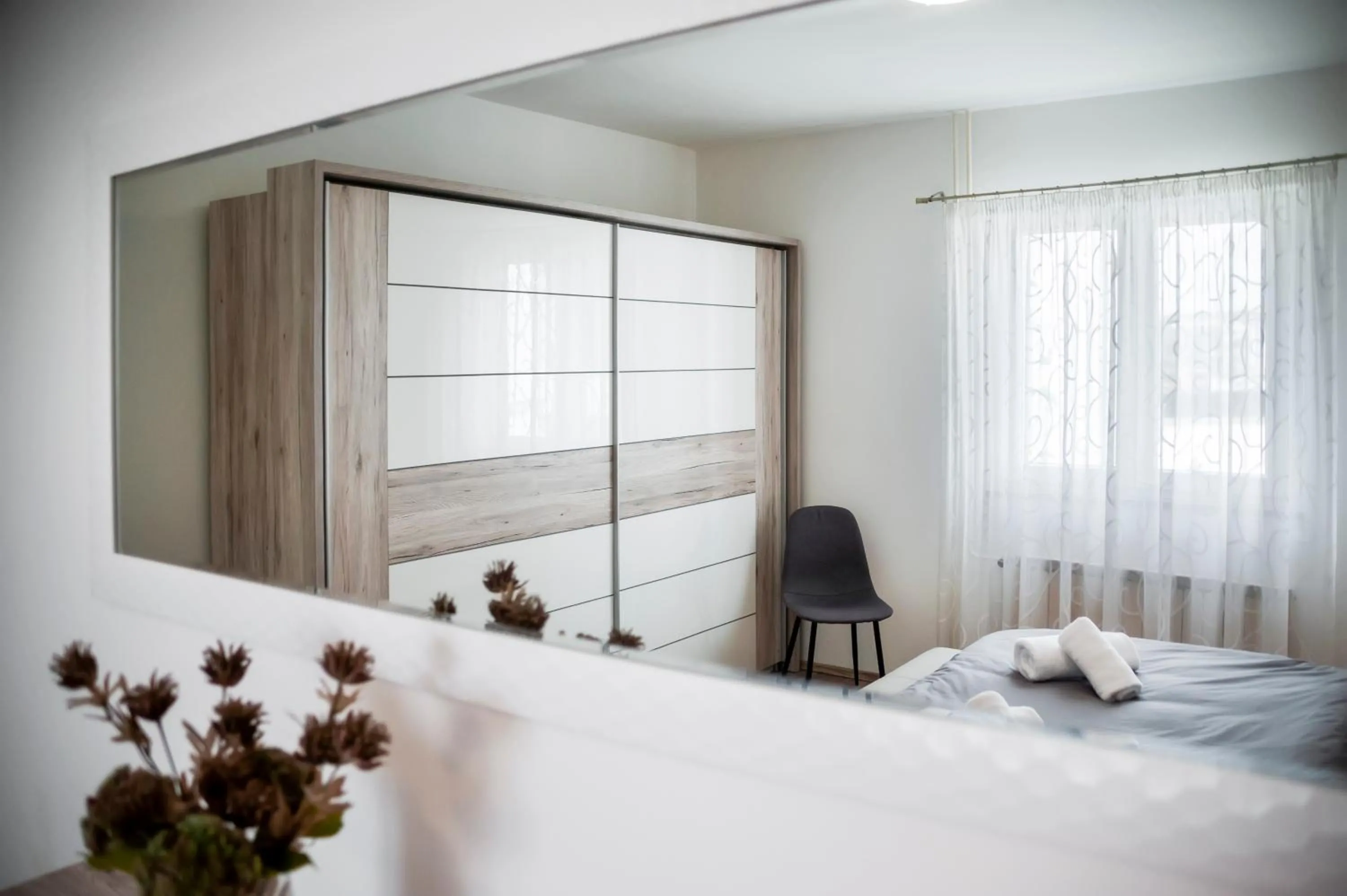 View (from property/room), Bed in Apartment Ivo