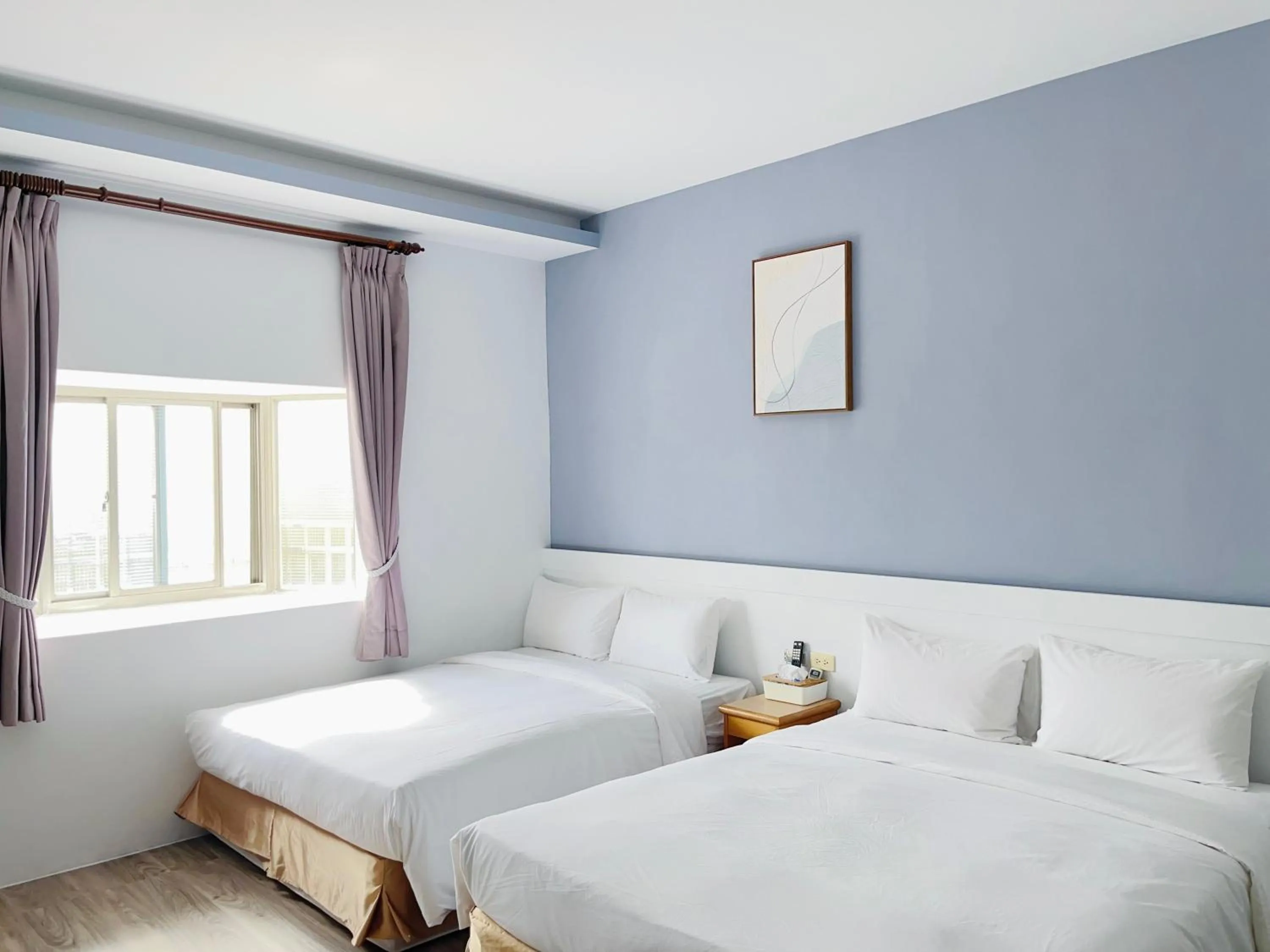 Bed in 墾丁儷庭民宿Li Ting B&B