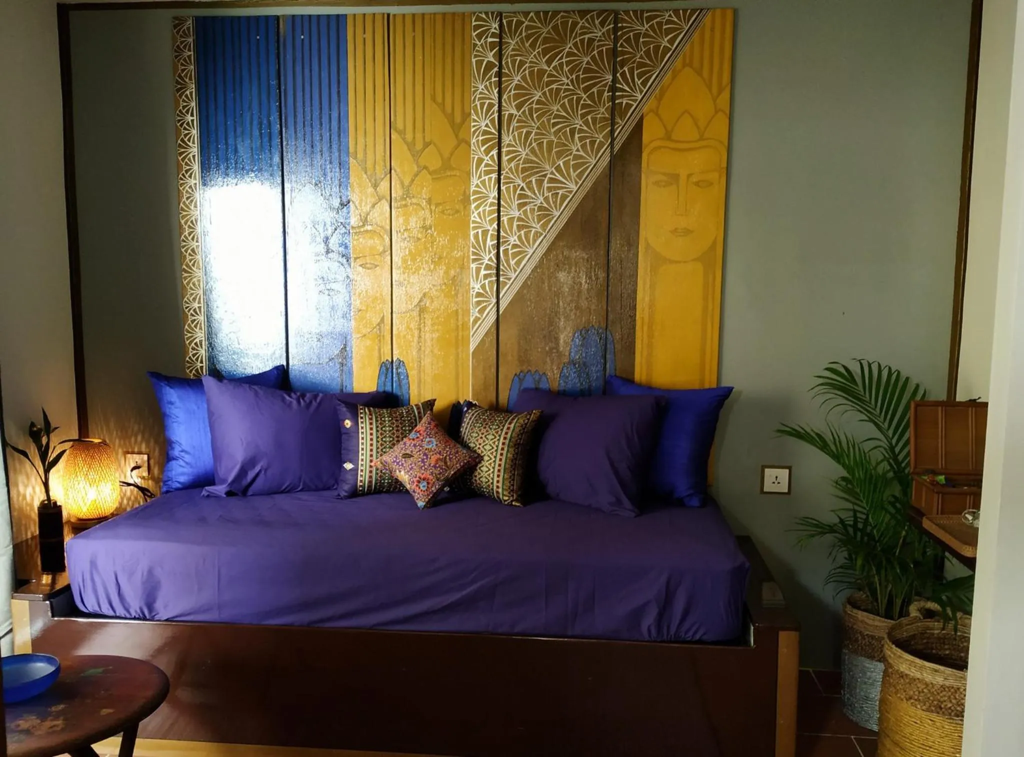 Living room, Bed in Hotel Old Cinema