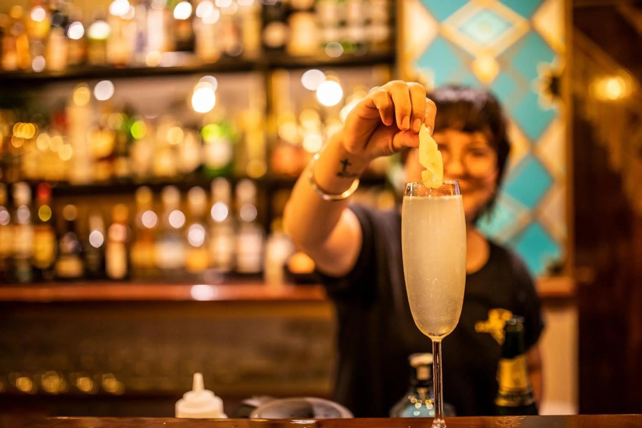 Drinks in Hotel Old Cinema