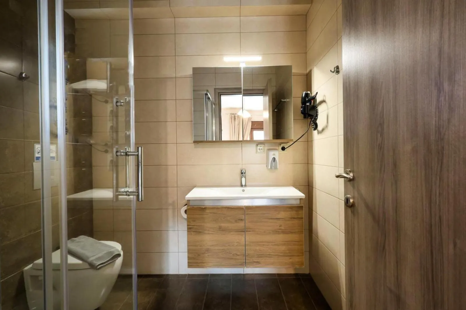 Shower in Elia Deluxe Accommodation
