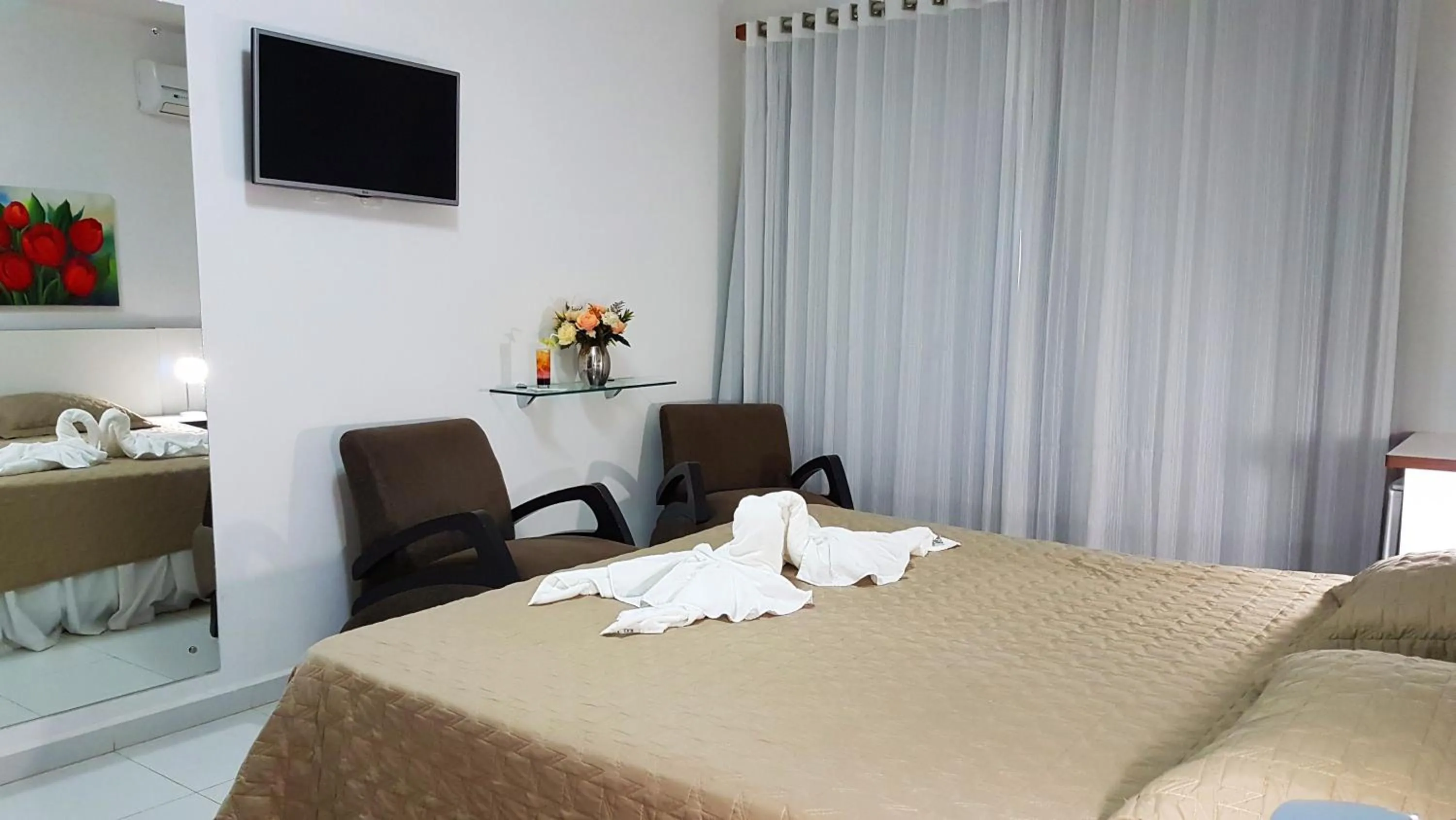 Bed in Hotel Termas Gravatal