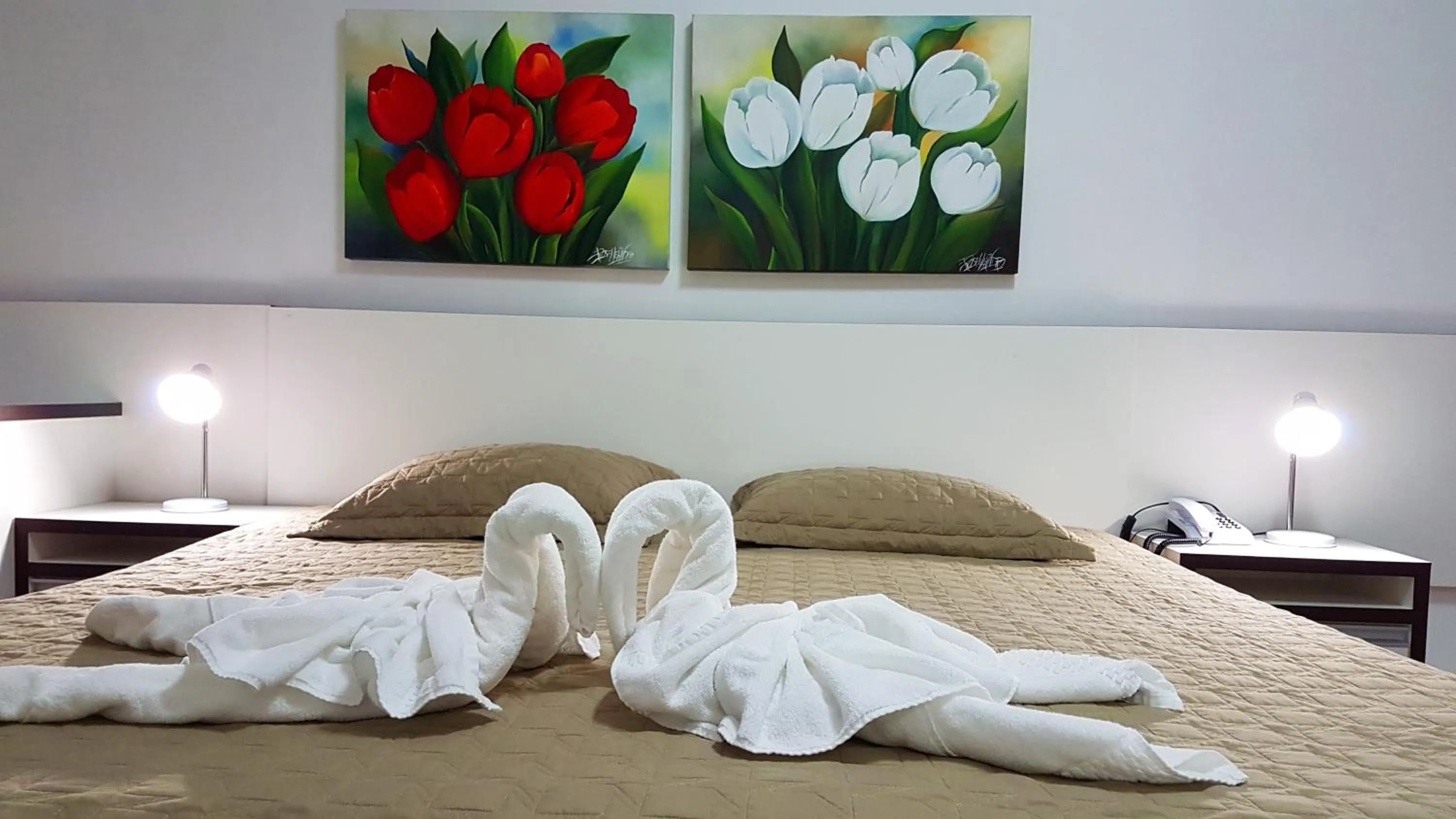 Bed in Hotel Termas Gravatal