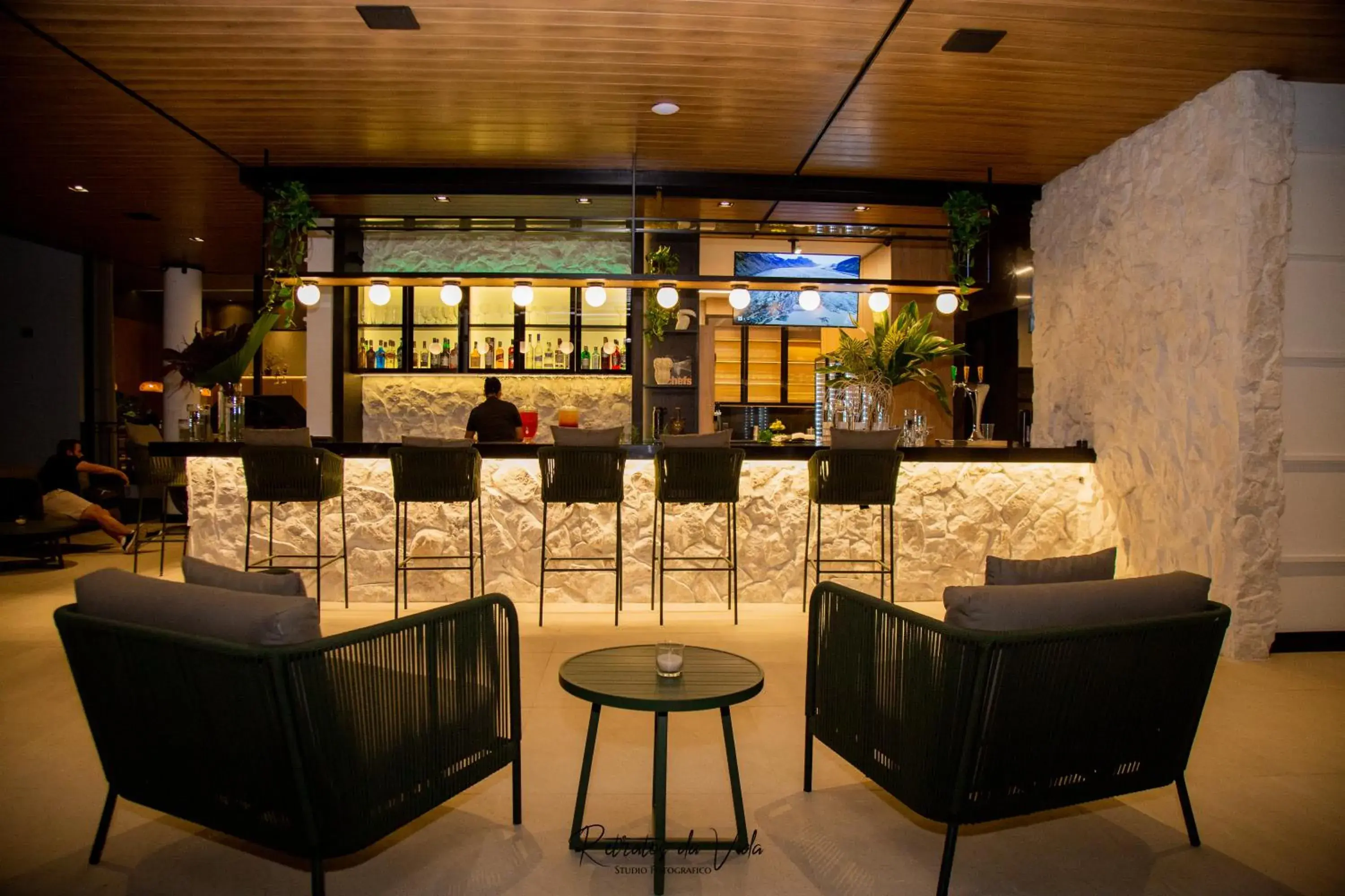 Lounge or bar in Hotel Termas Gravatal Lounge or bar in Hotel Termas Gravatal