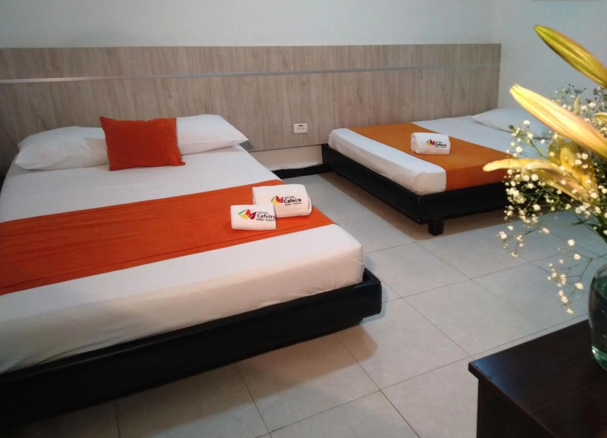 Bed in Hotel Cafeira