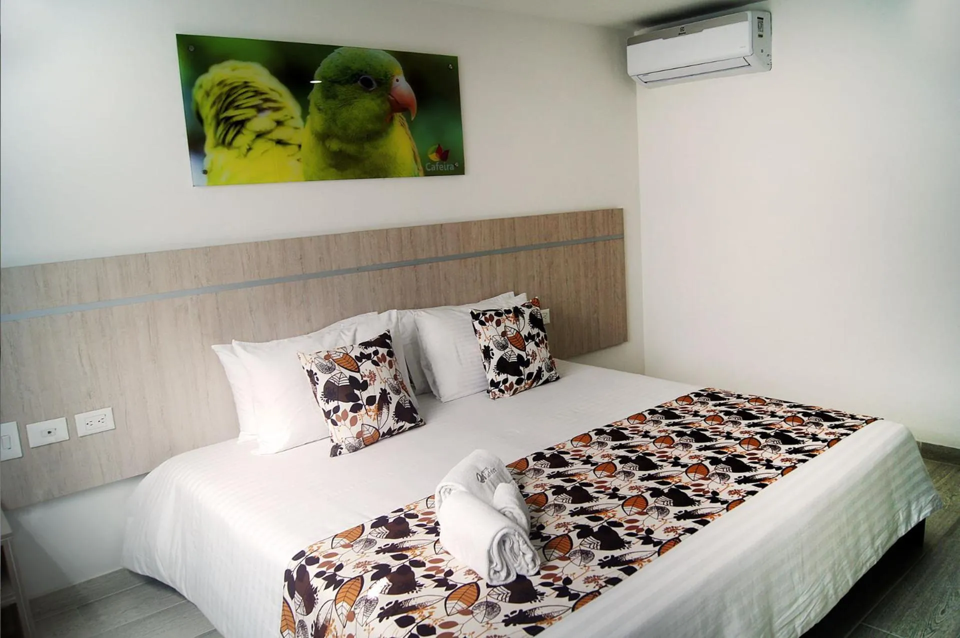 Decorative detail, Bed in Hotel Cafeira