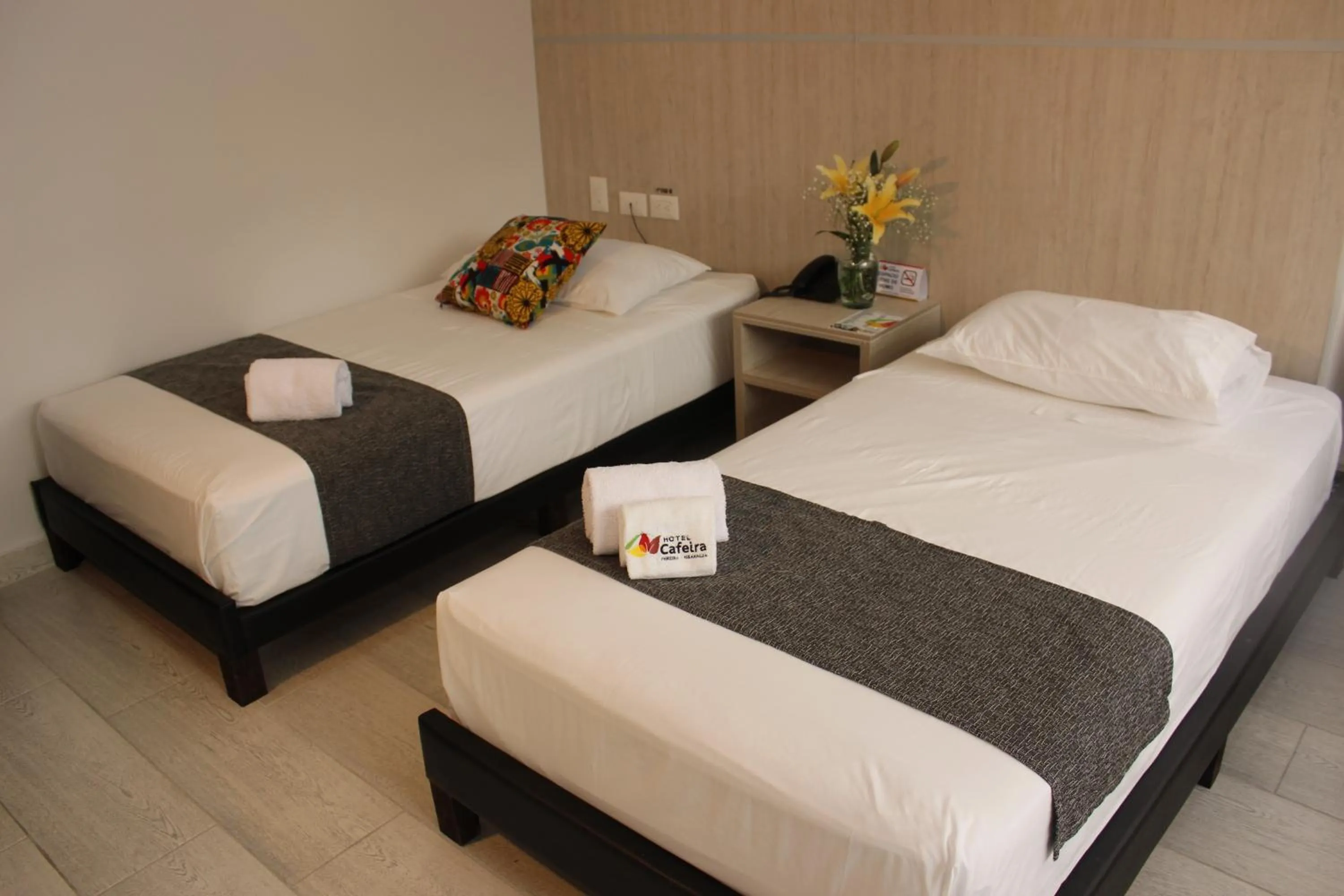 Bed in Hotel Cafeira