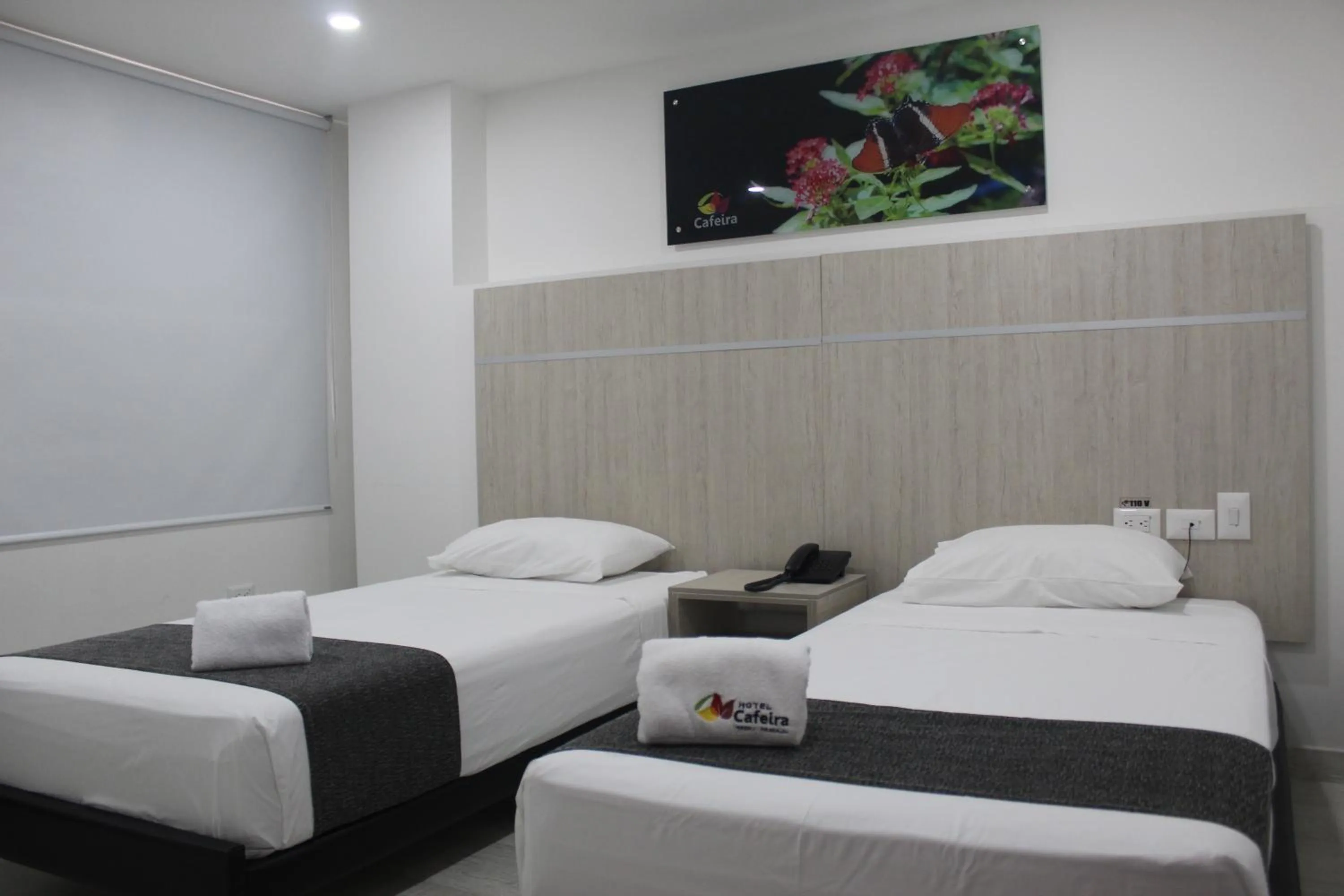 Bed in Hotel Cafeira