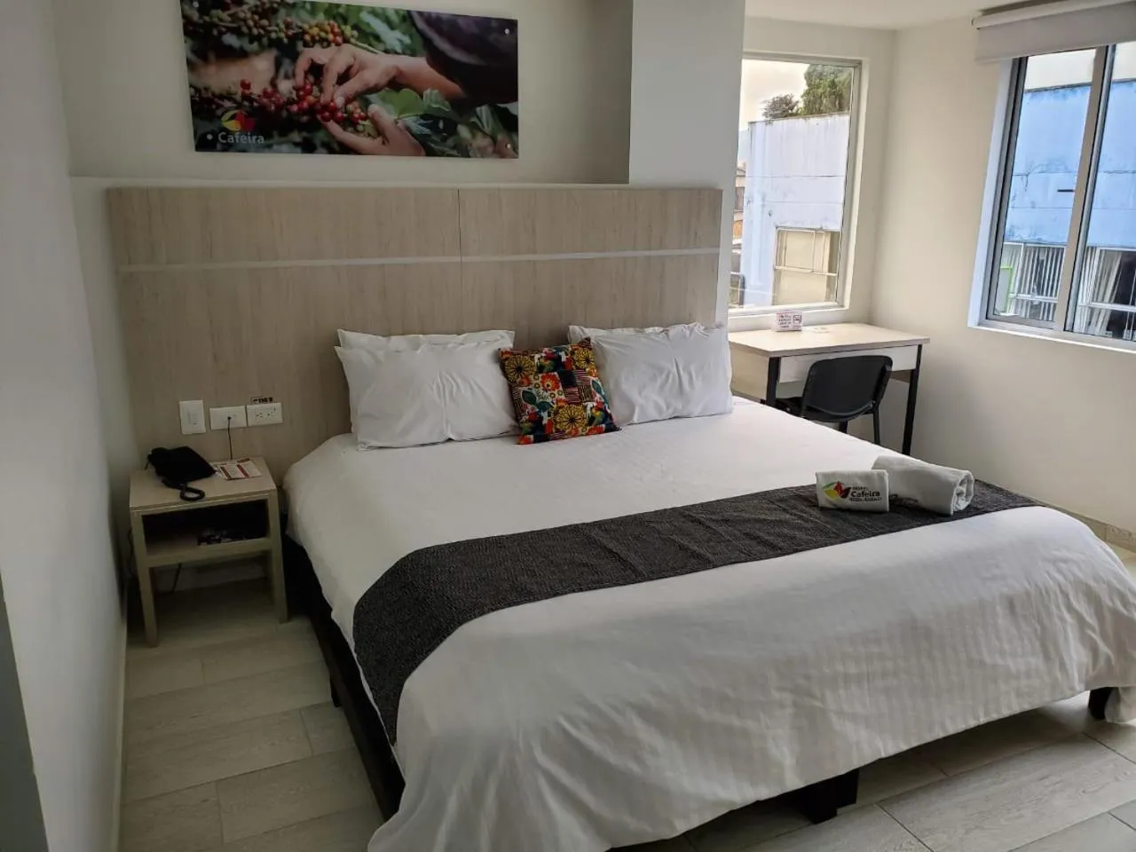 Bed in Hotel Cafeira