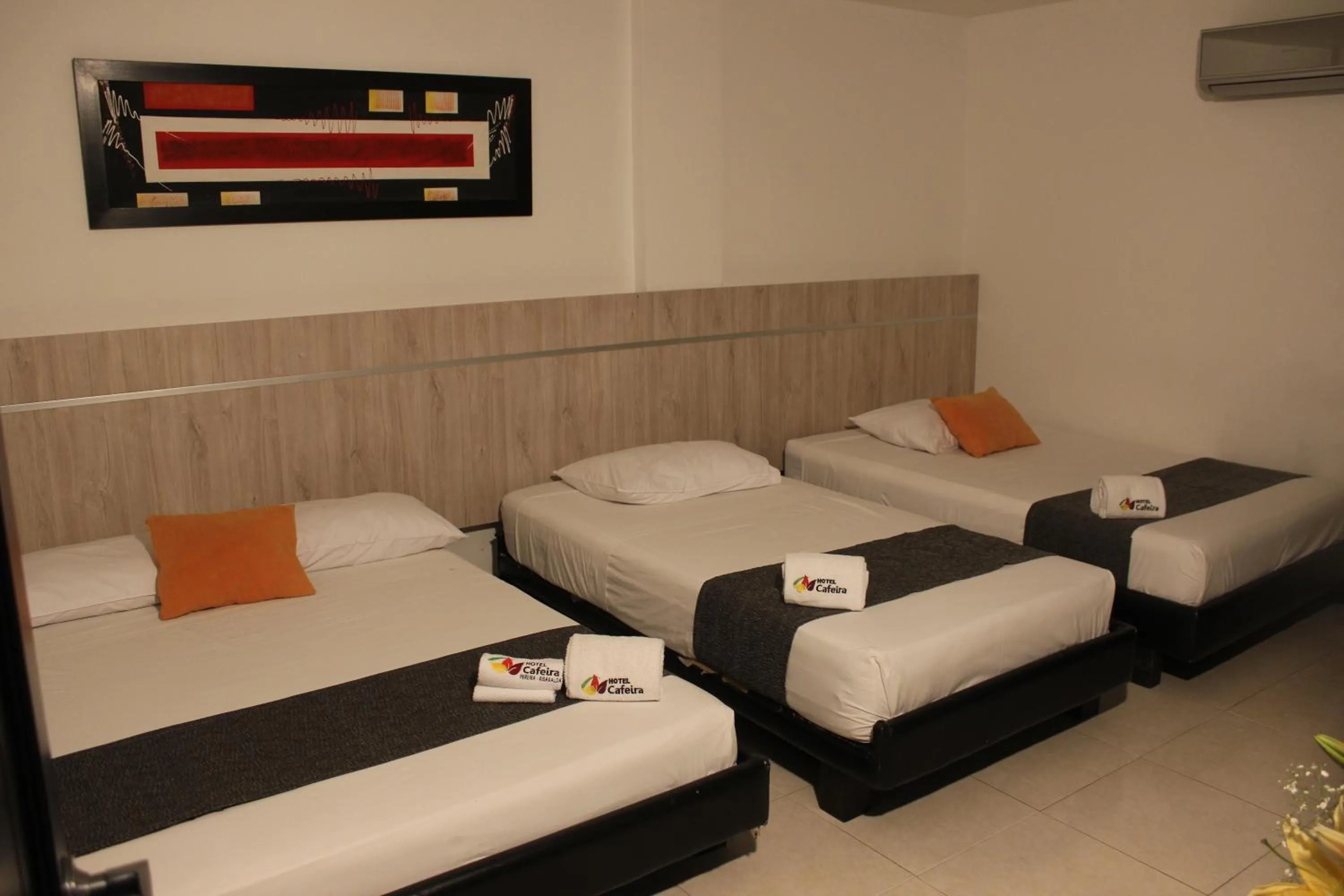 Bed in Hotel Cafeira