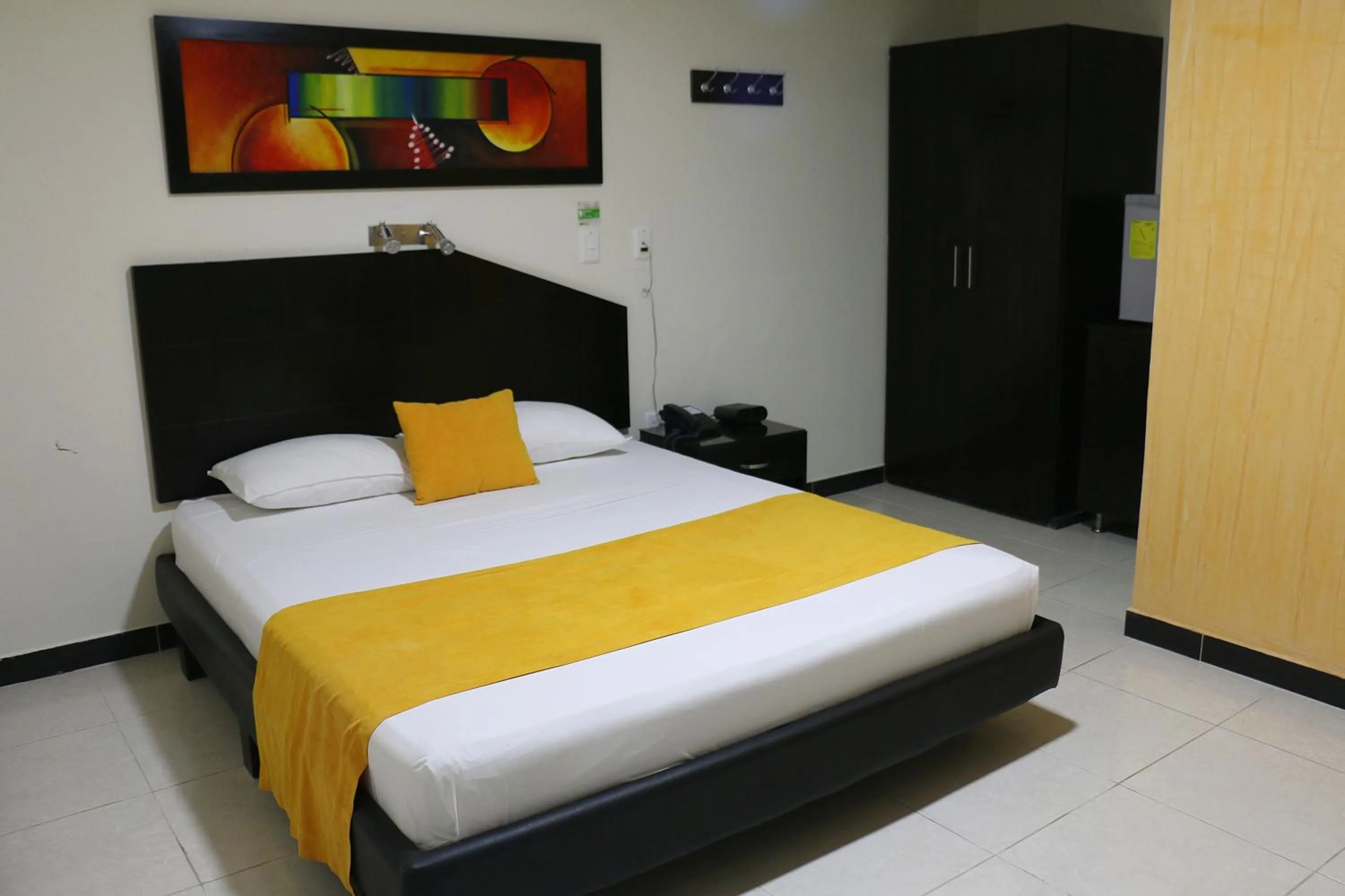 Bed in Hotel Cafeira