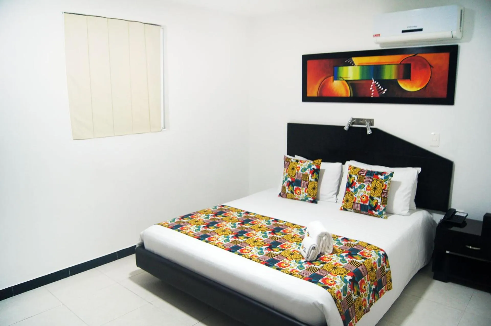 Bed in Hotel Cafeira