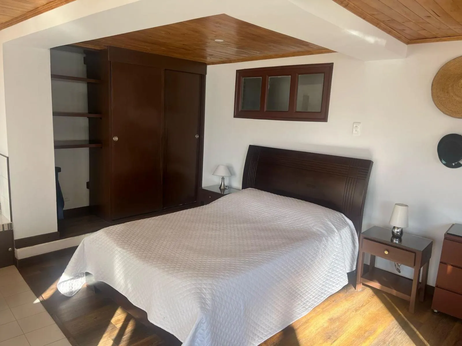 Bed in Refugio Génesis habitaciones Lago de Tota