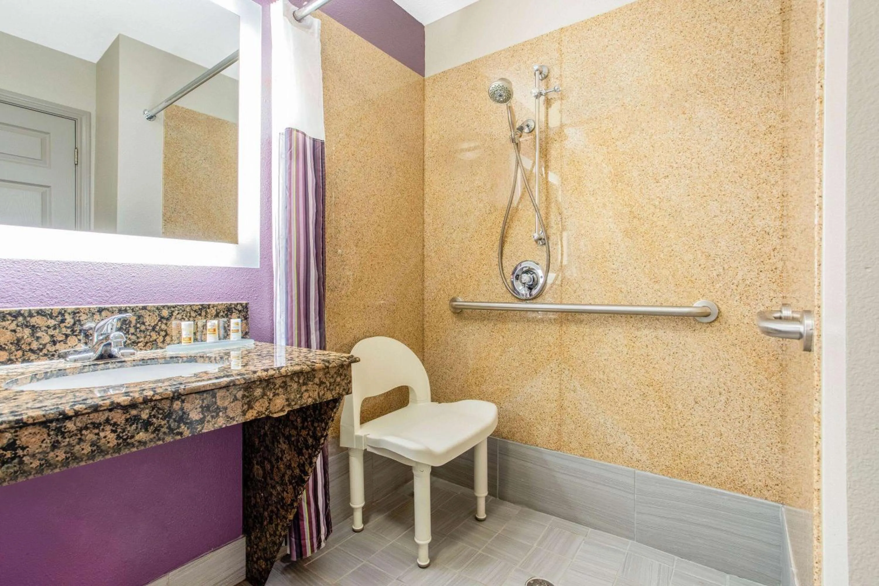 Shower in La Quinta by Wyndham Hillsboro