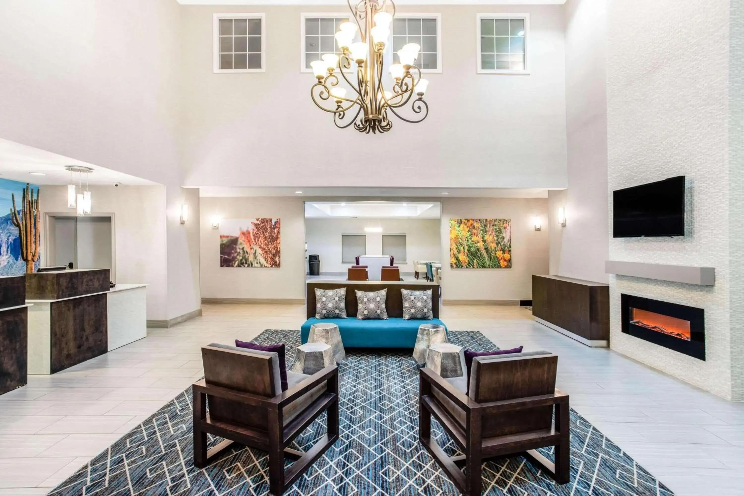 Lobby or reception in La Quinta by Wyndham Hillsboro Lobby or reception in La Quinta by Wyndham Hillsboro
